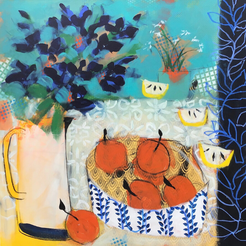 Iris and Orange Bowl