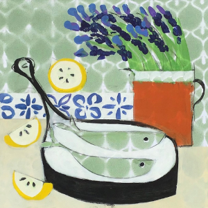 Two little fish and lavendar