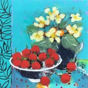 primrose and cherries