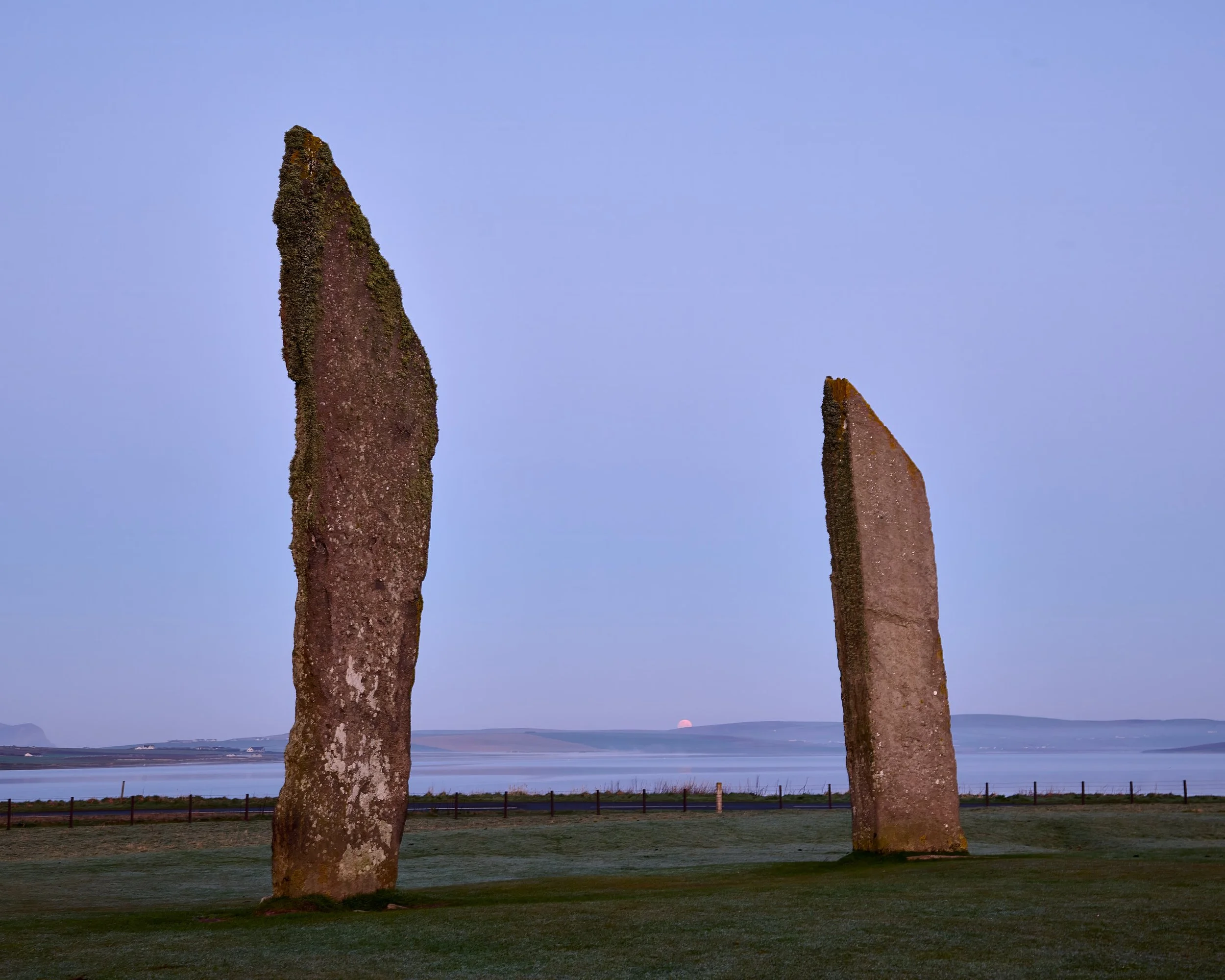 Moonset at the Stones of Stenness