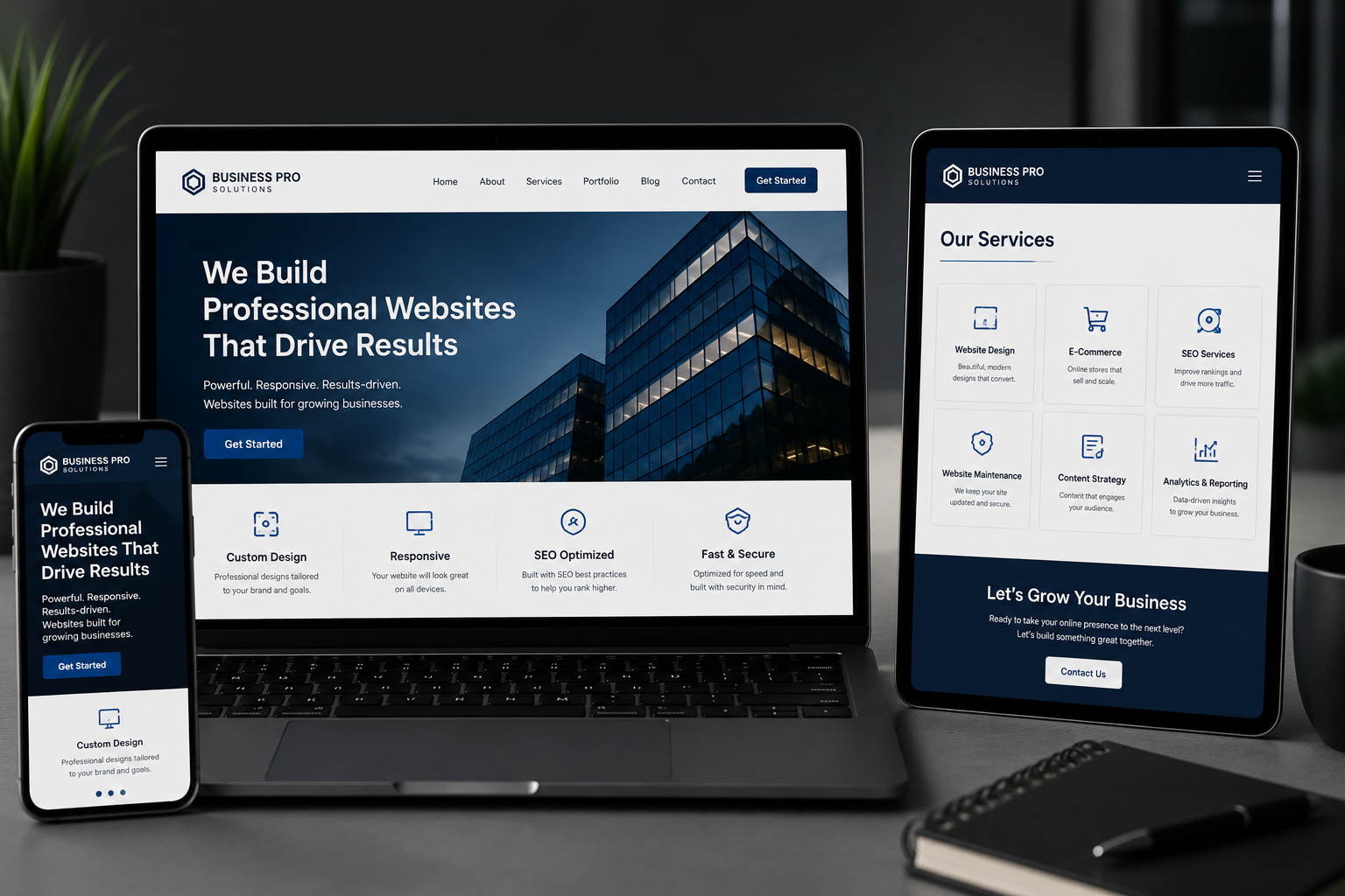 Professional Website