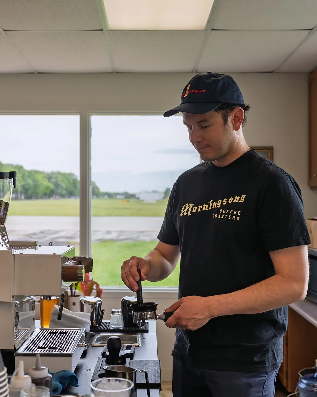 Shoutout to @morningsongroasters for having great coffee. Proud to represent it at a recent event. Highly recommend!

#coffeecart #lineamini #espresso #icedlatte #fortwayne