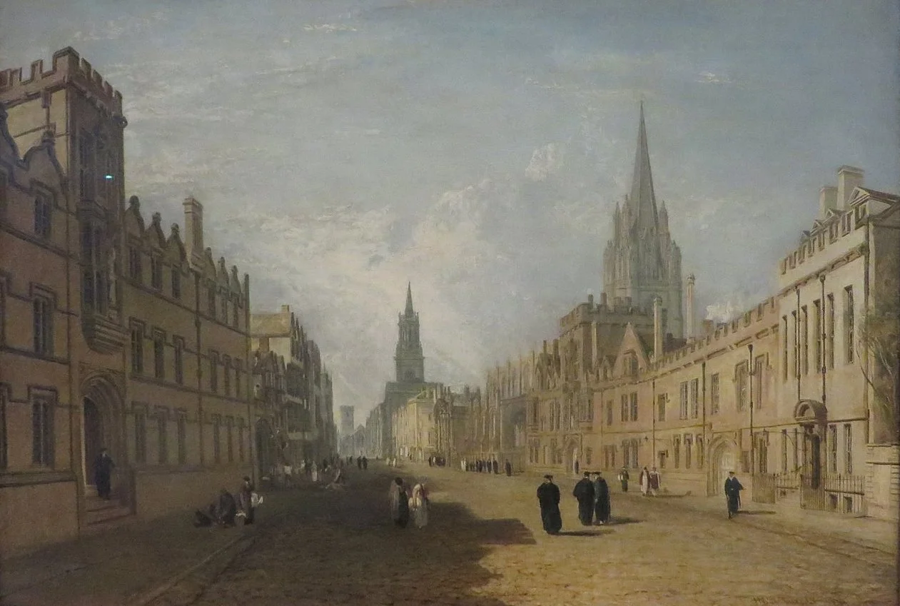 Historical street scene that represents the classical beliefs and pursuit of excellence that Preamble Coffee offers.