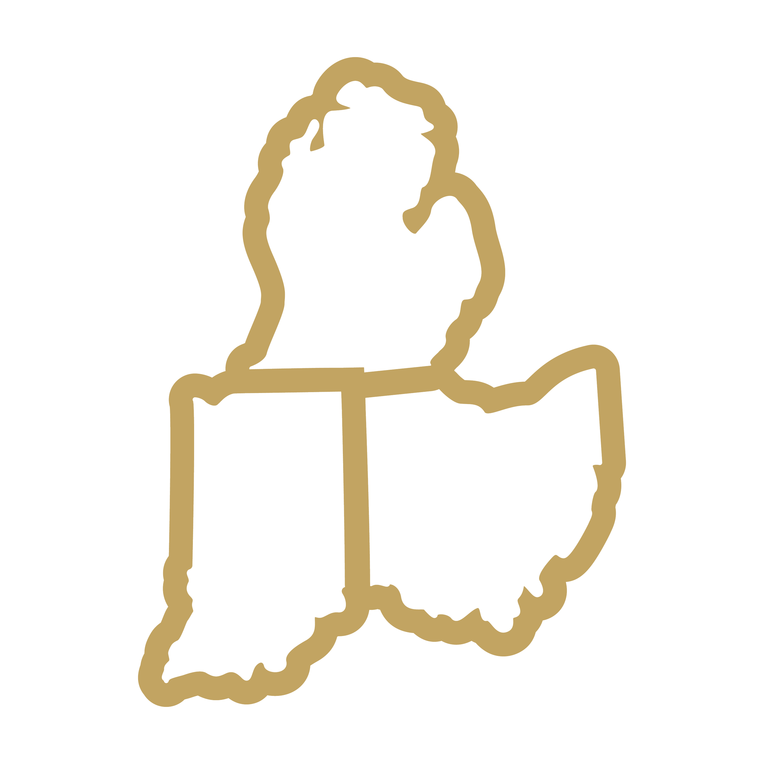 Icon representing a Midwest regional location of Michigan, Indiana, and Ohio when receiving a quote from Preamble Coffee Catering Mobile Espresso Bar in Fort Wayne, Indiana.