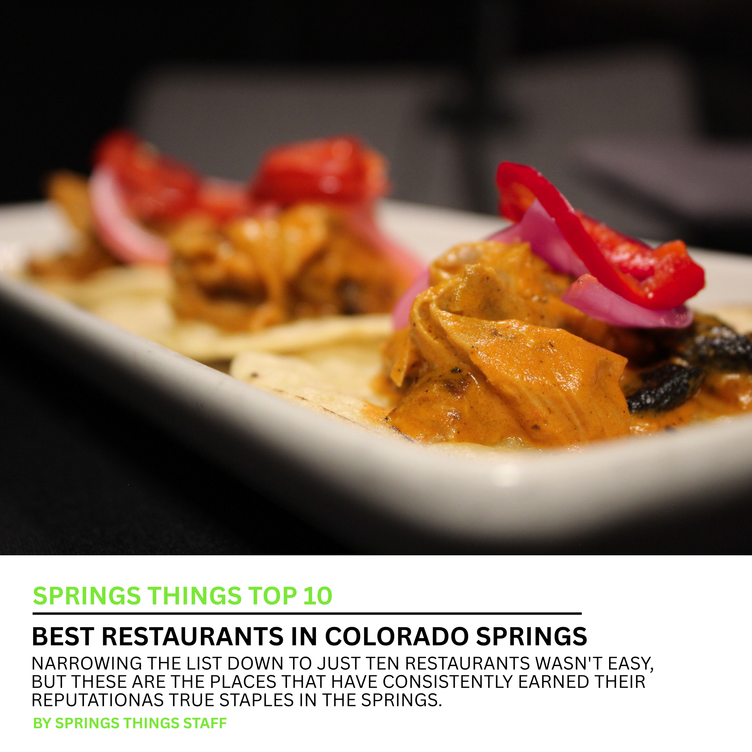 springs things top 10 restaurants (2026)