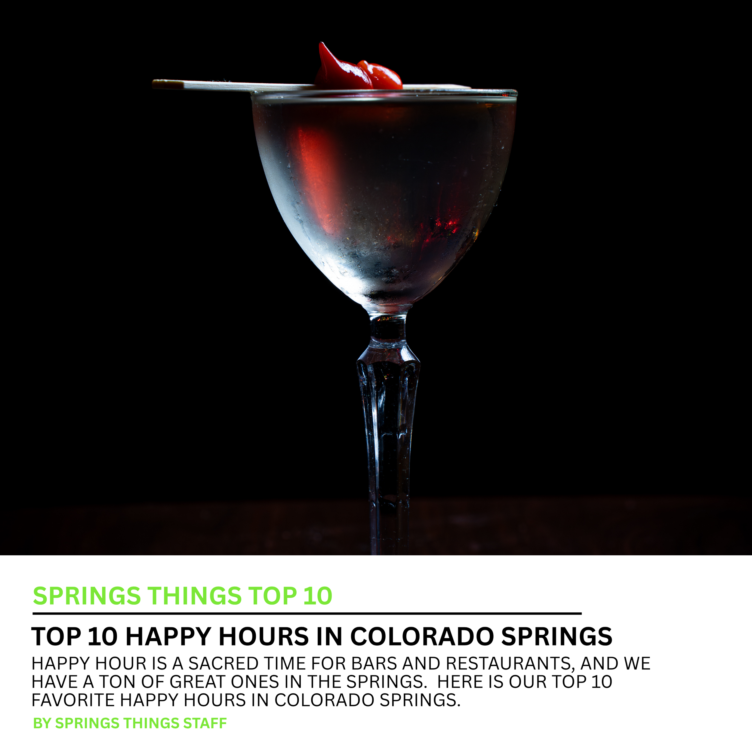 Top 10 Happy Hours in Colorado Springs