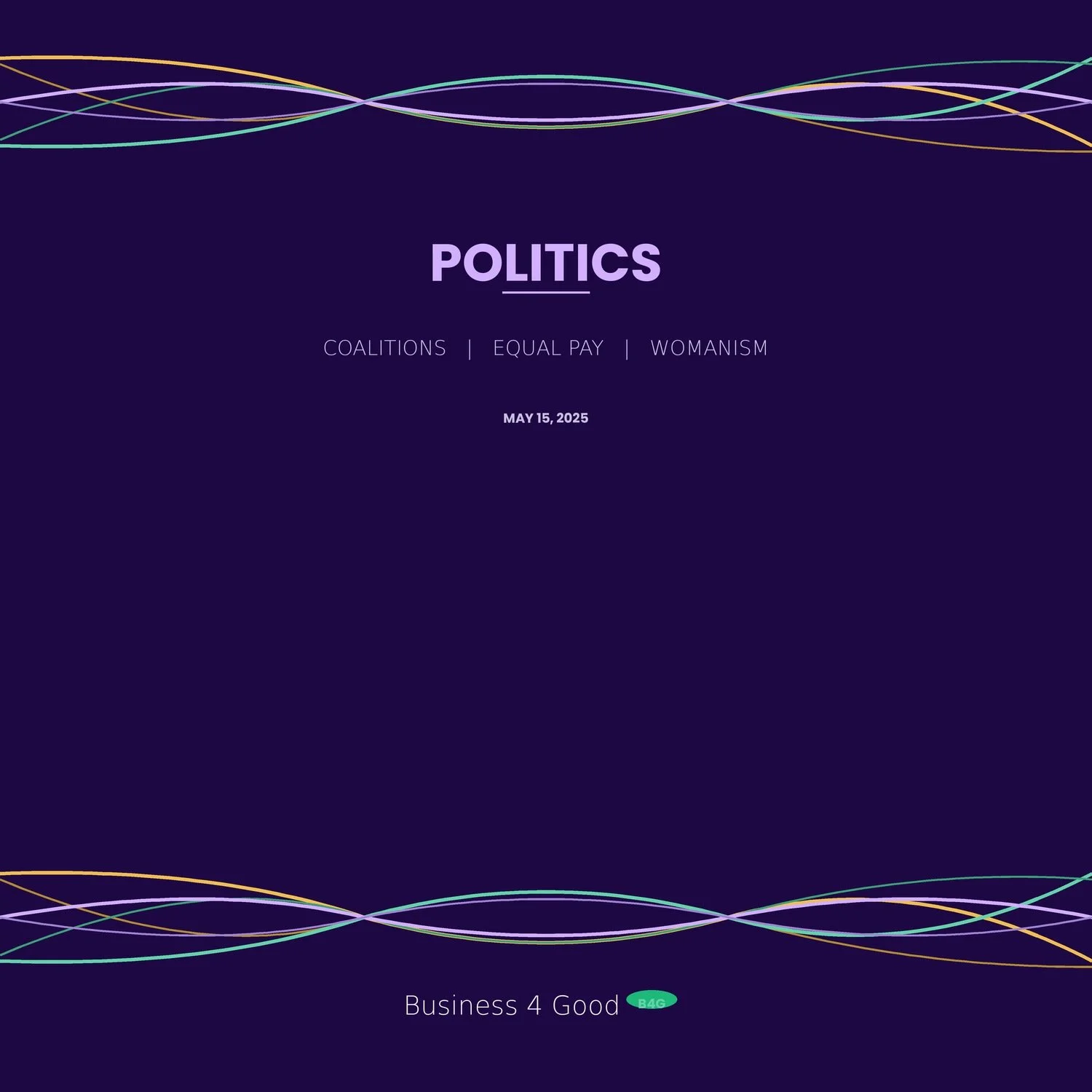 Building Coalitions, Not Networks