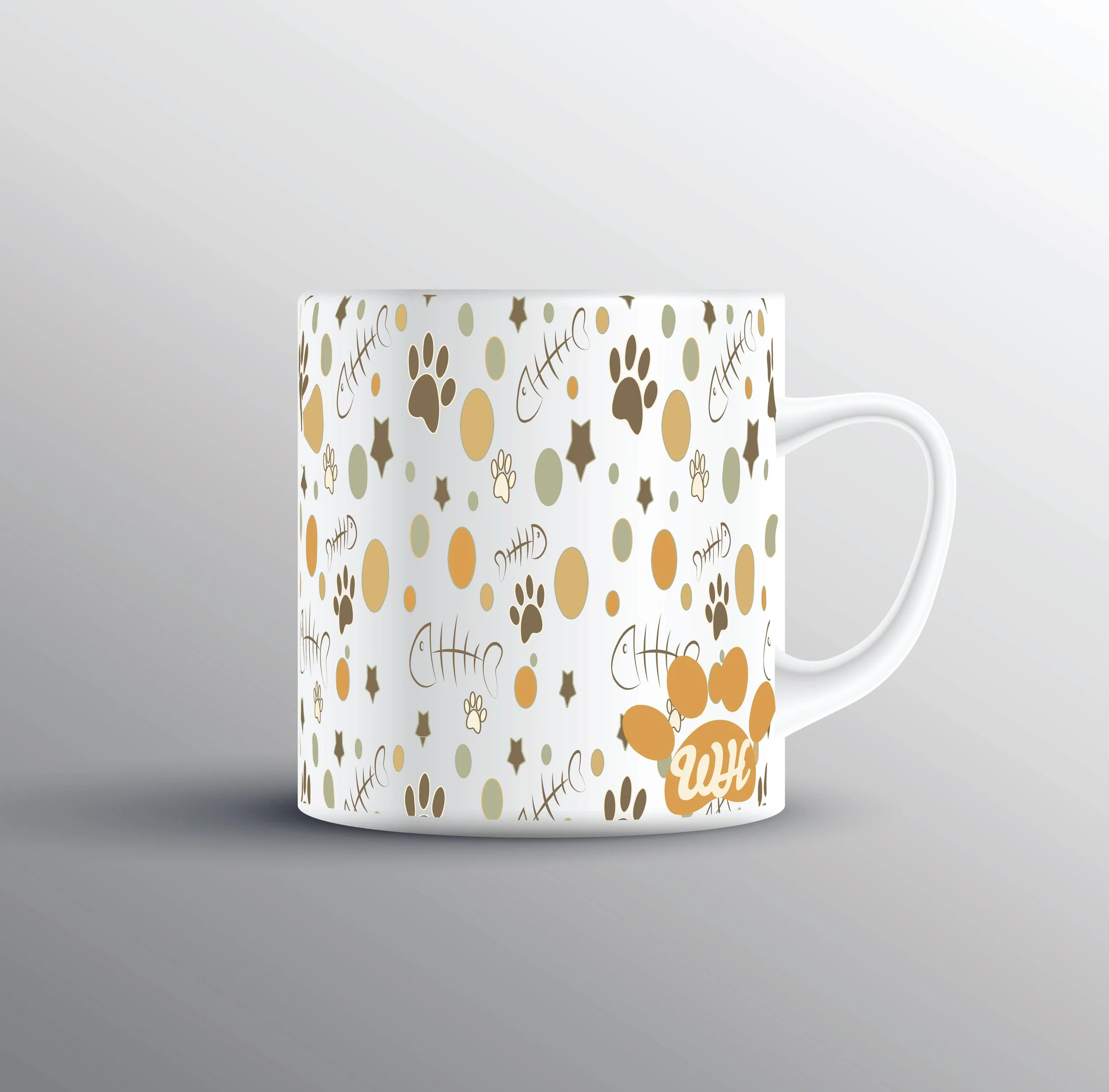 Mug design mockup