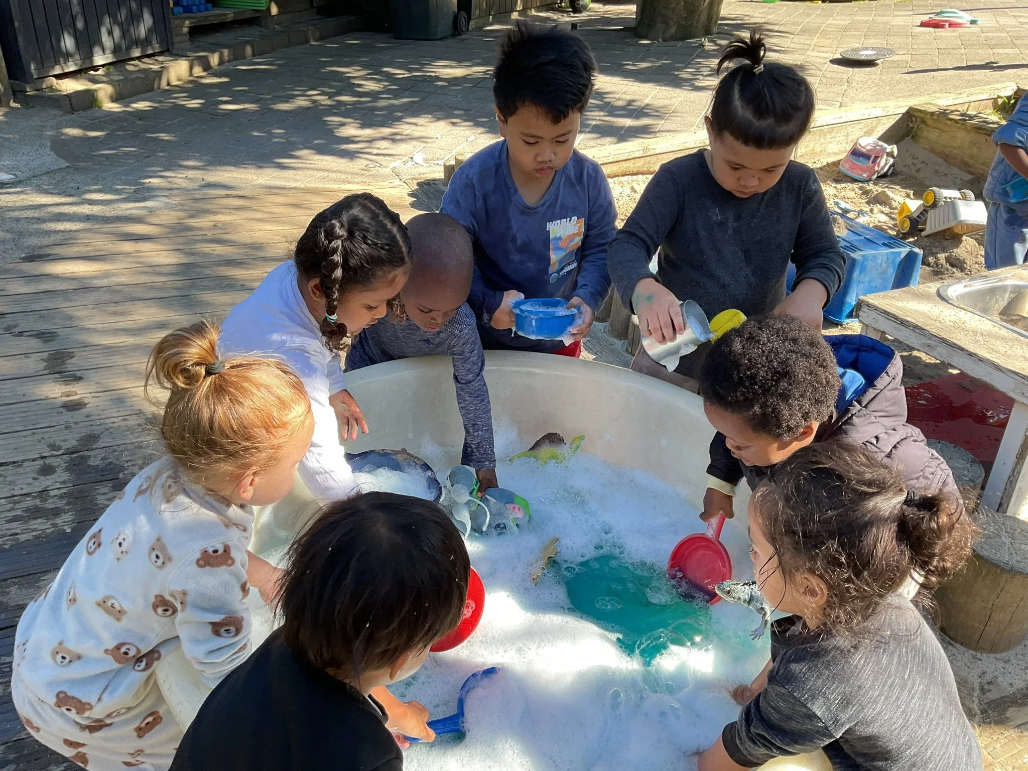 Pukeko Preschools Claudelands 6 kids playing inside