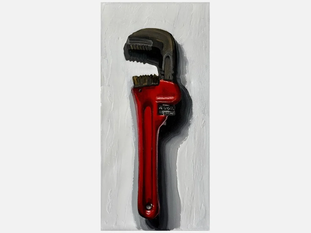 Red Pipe Wrench