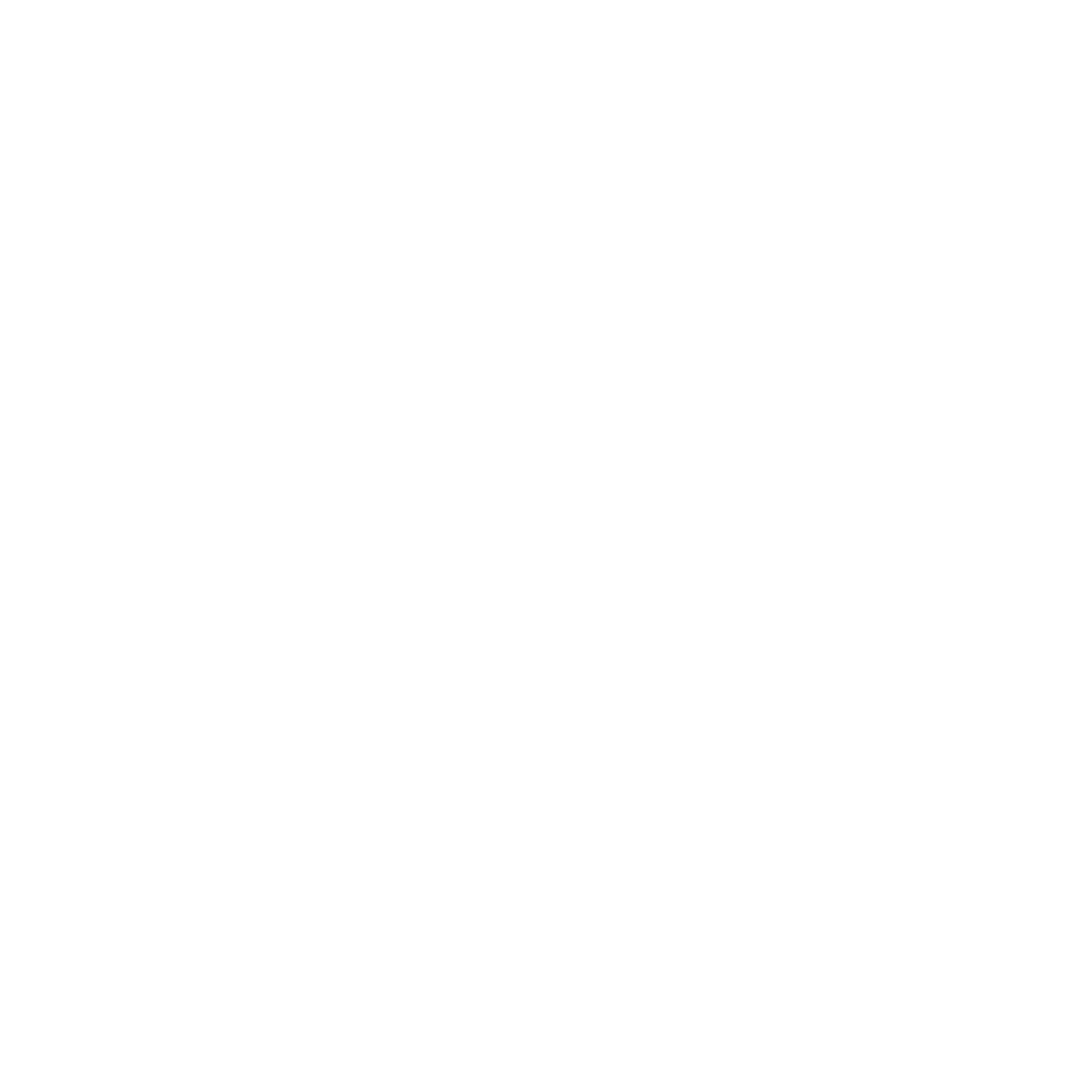 Abstract black and white logo with stylized mountain and tree design.