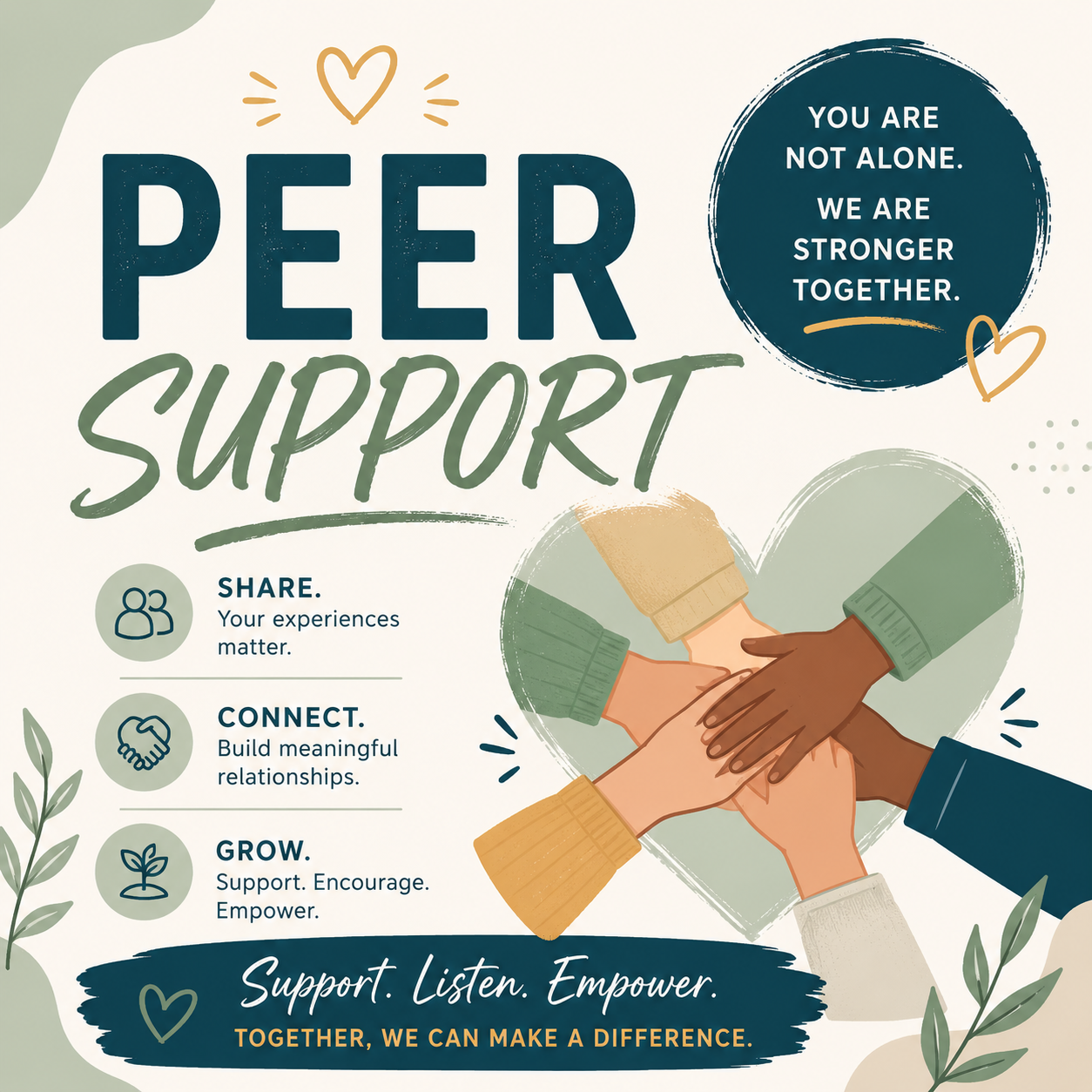 One on One Peer Support Adult