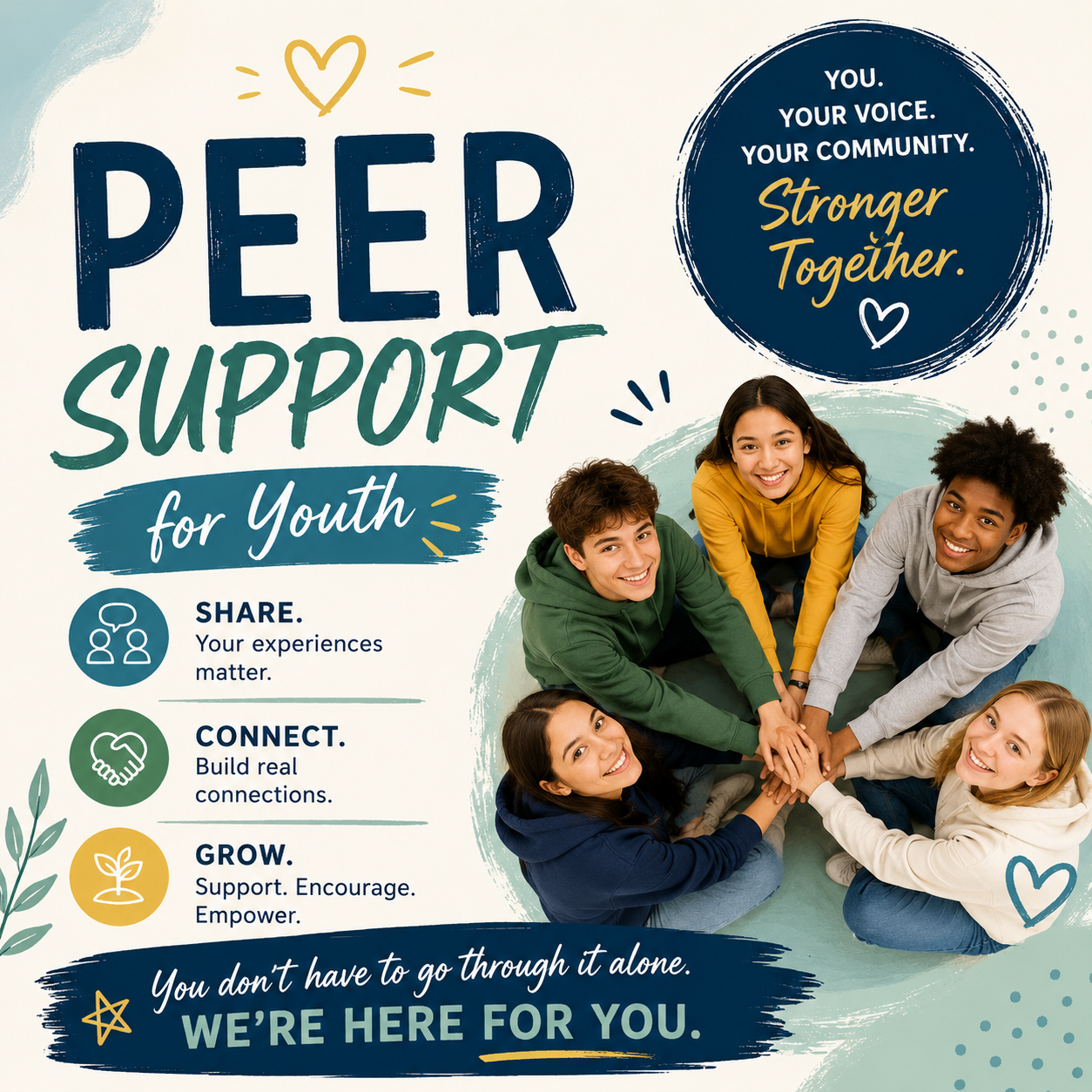 Peer Support One on One Youth / Young Adult