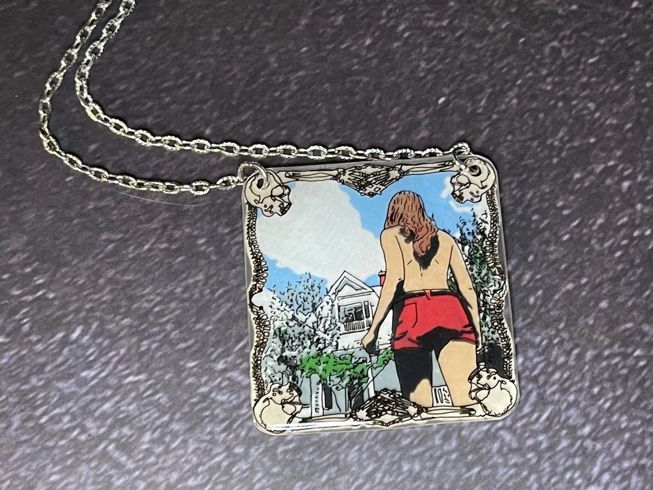 "The Sawyer Farm"- The Texas Chainsaw Massacre Pendant Necklace