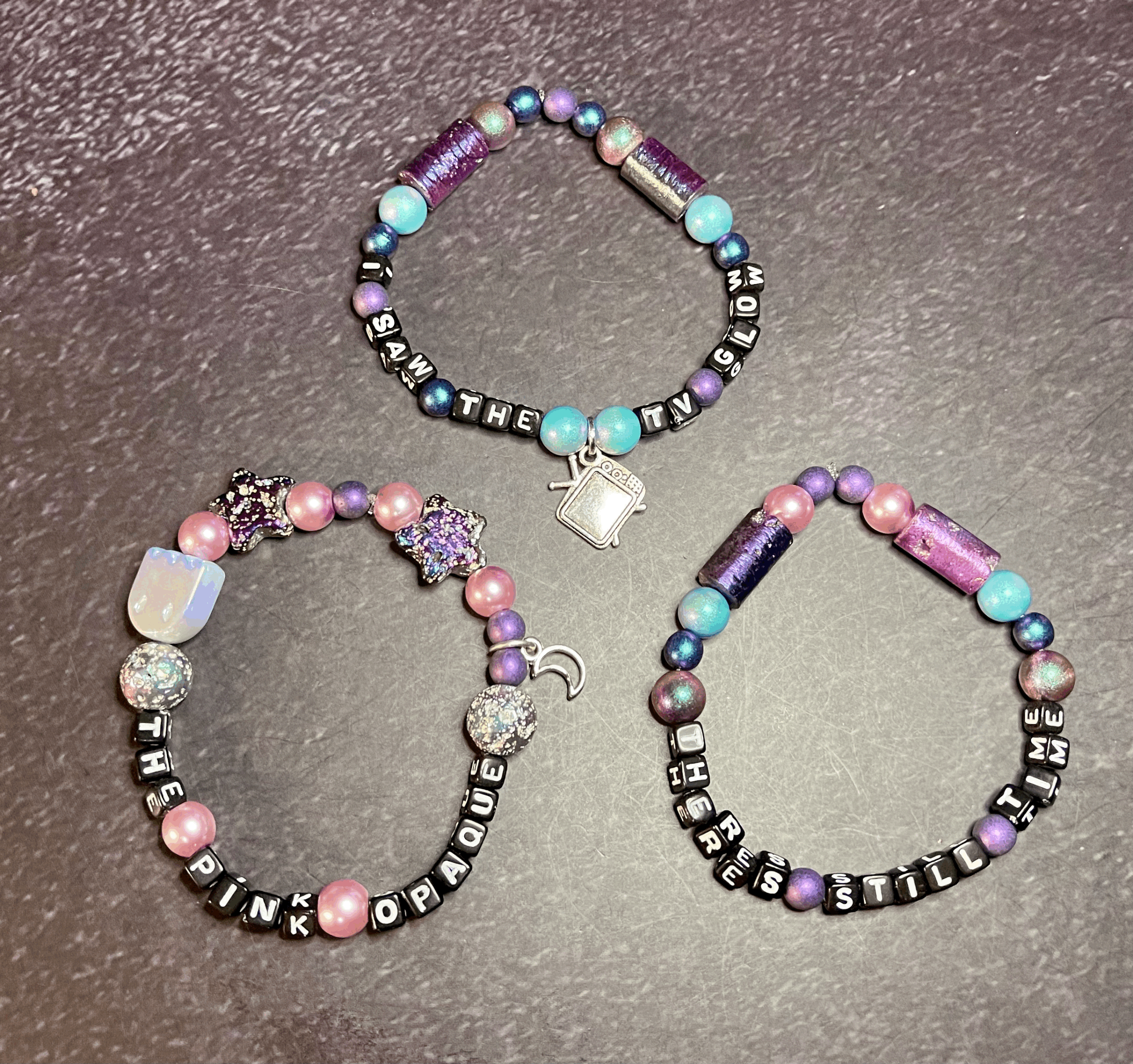 "There's Still Time" I Saw the TV Glow- Bracelet Set