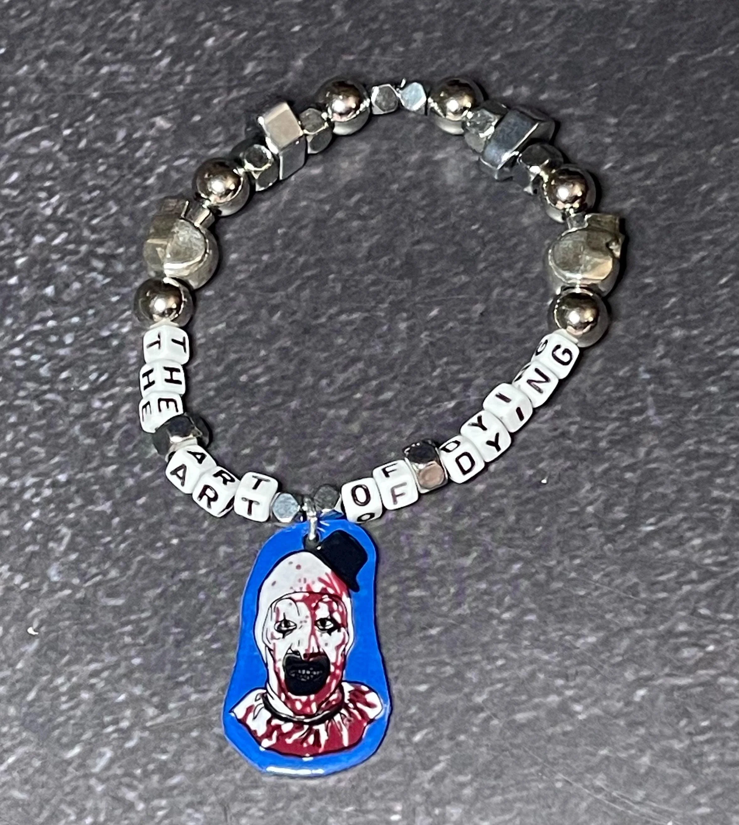 "Nothing is Subjective"- Terrifier Art the Clown Bracelet Set