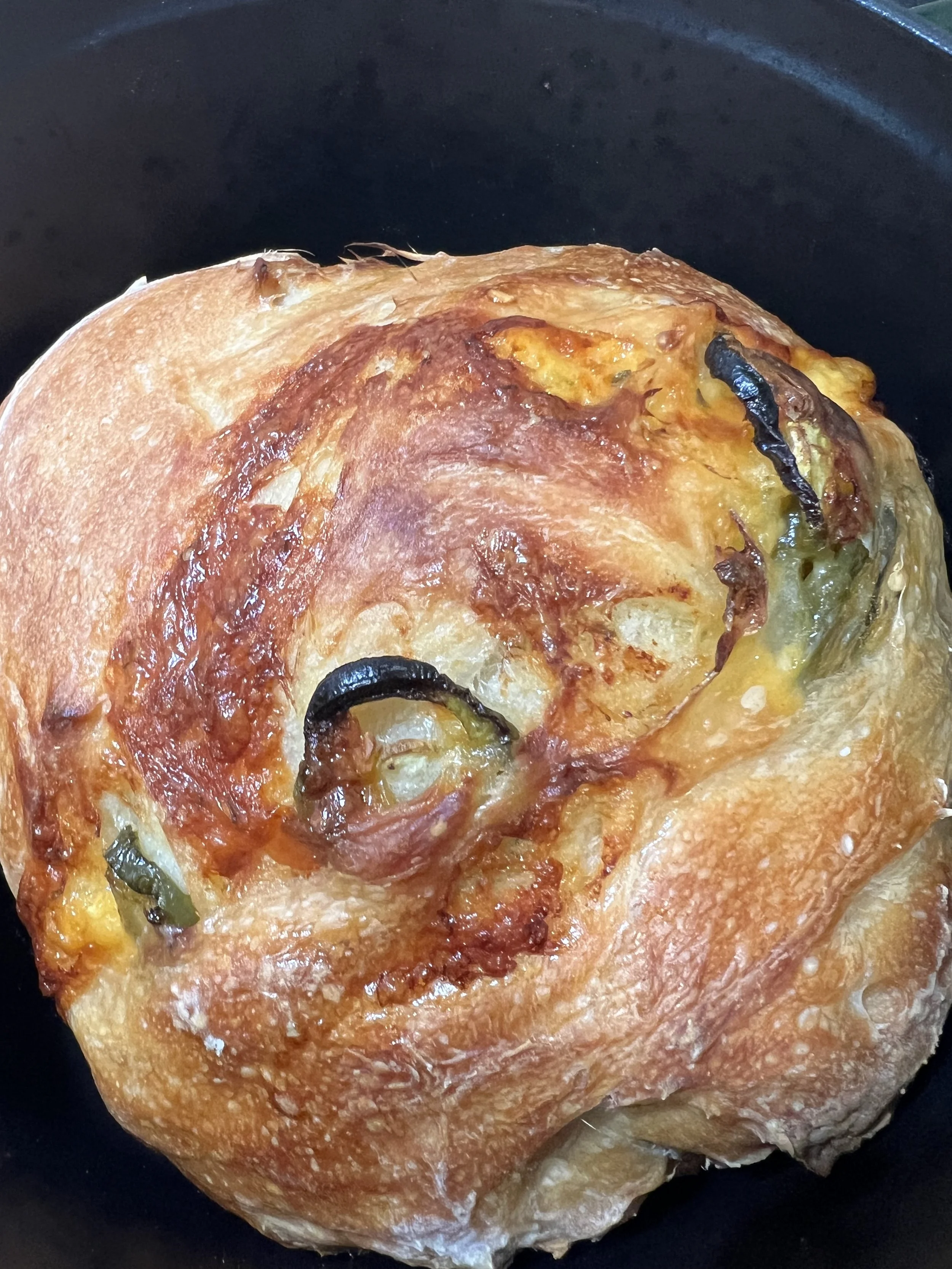 Artisan Jalapeño Cheddar Sourdough Loaf