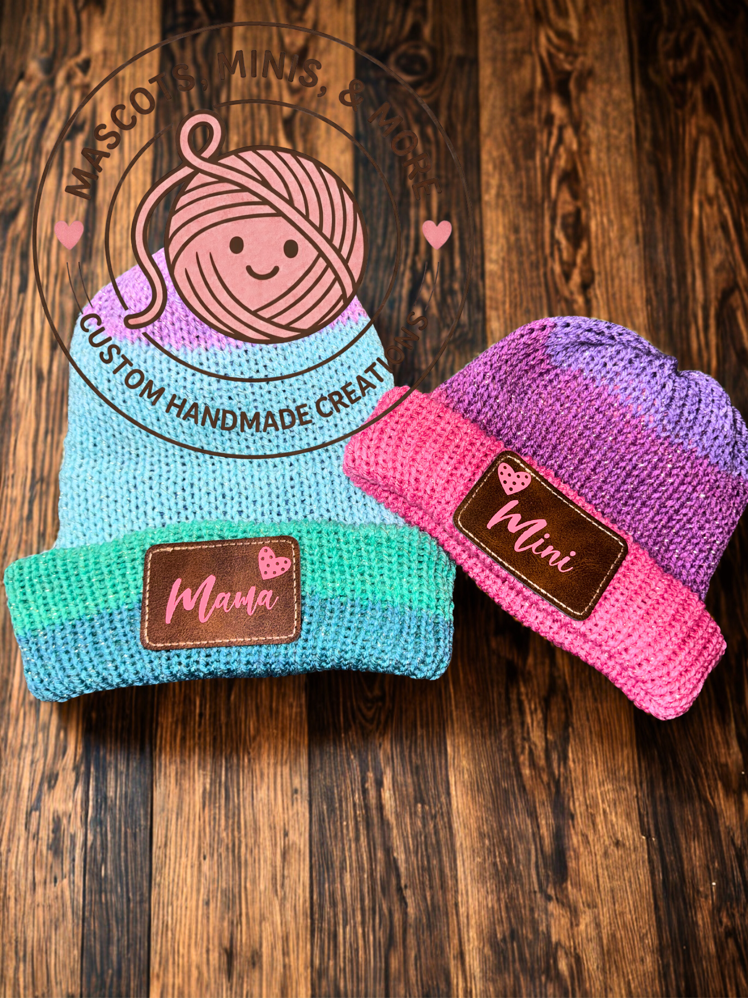 Mama and Mini Beanie Set