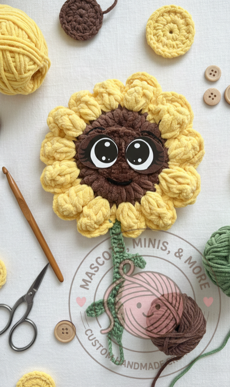 Sunflower Paci Buddy
