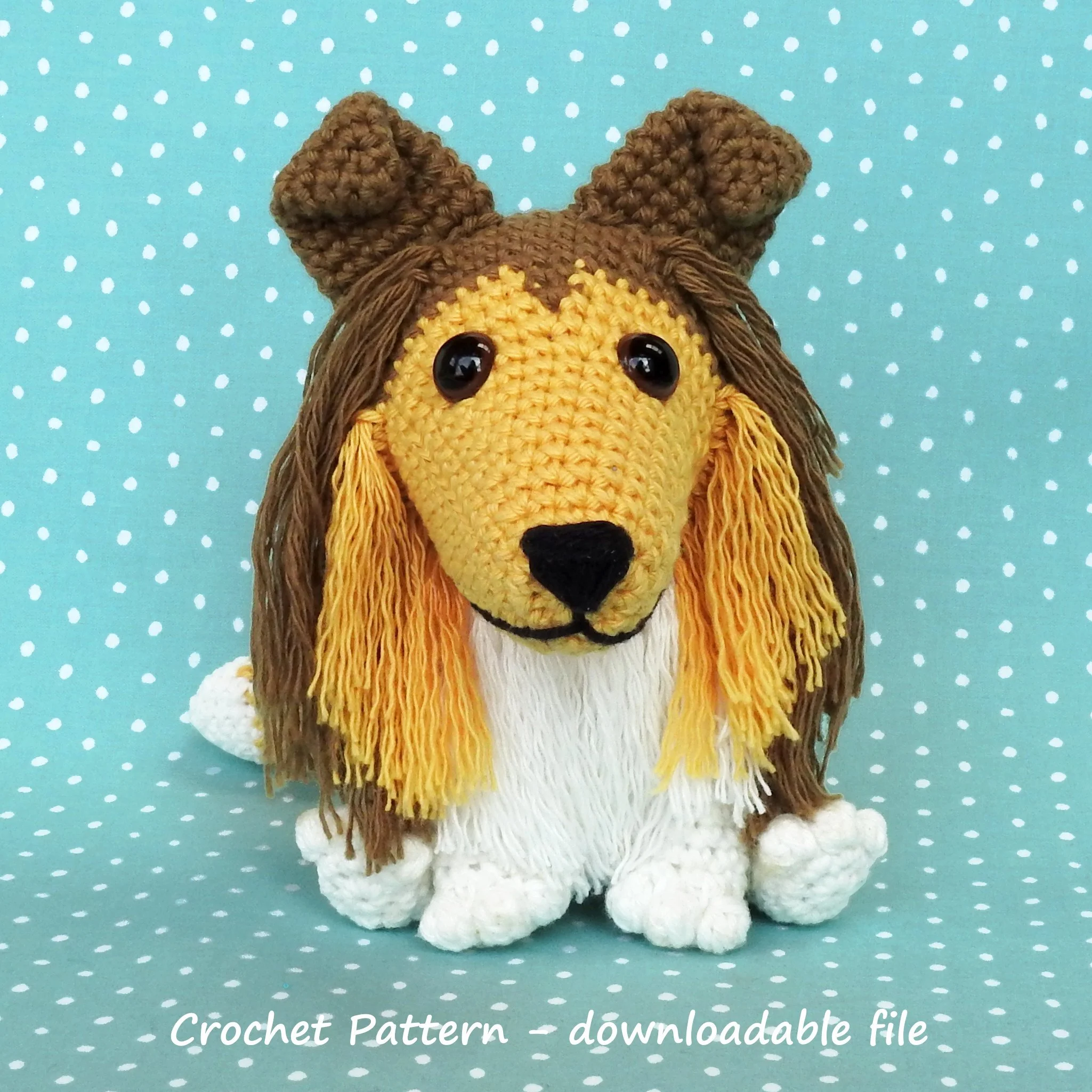 Rough Collie Crochet Pattern