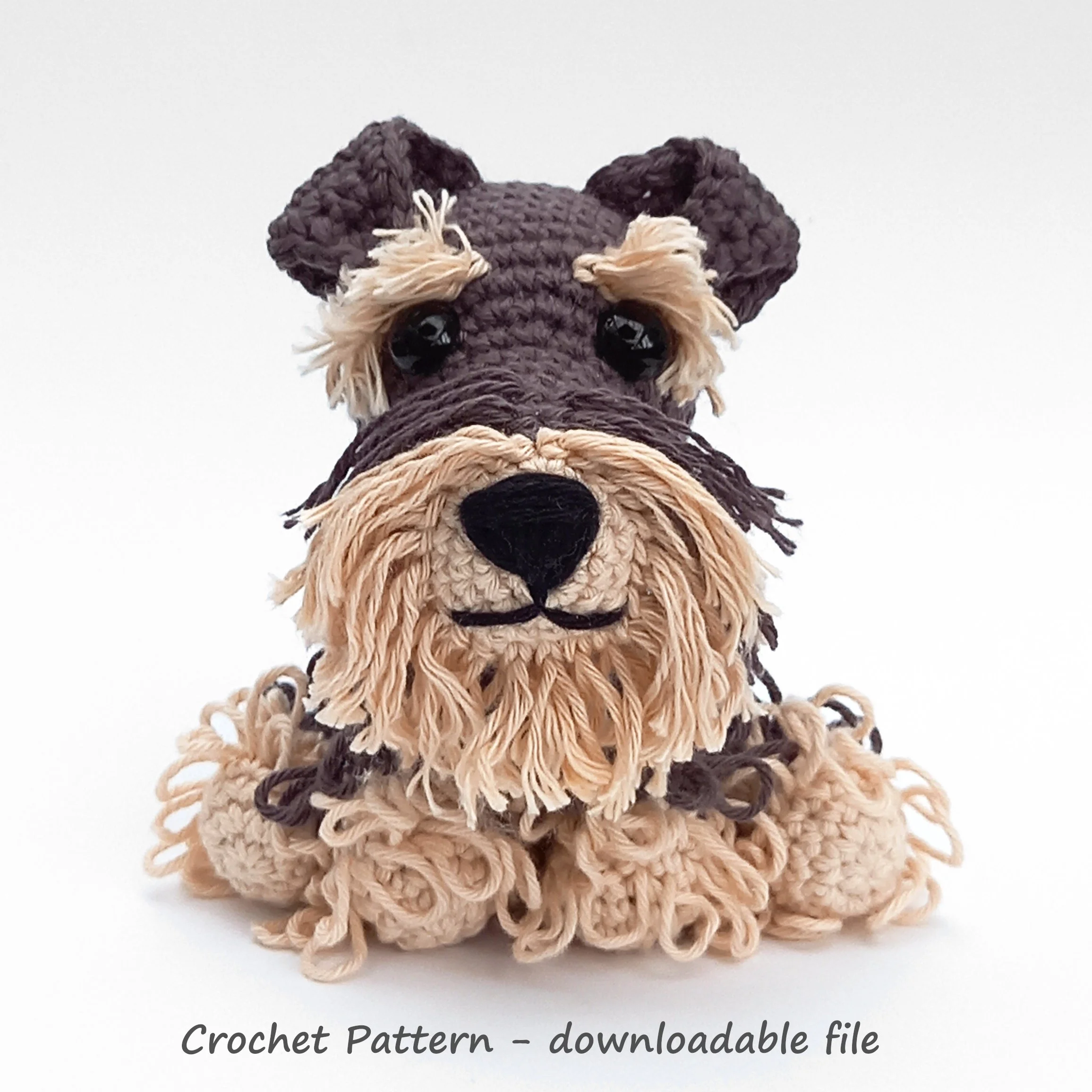 Schnauzer Dog Crochet Pattern