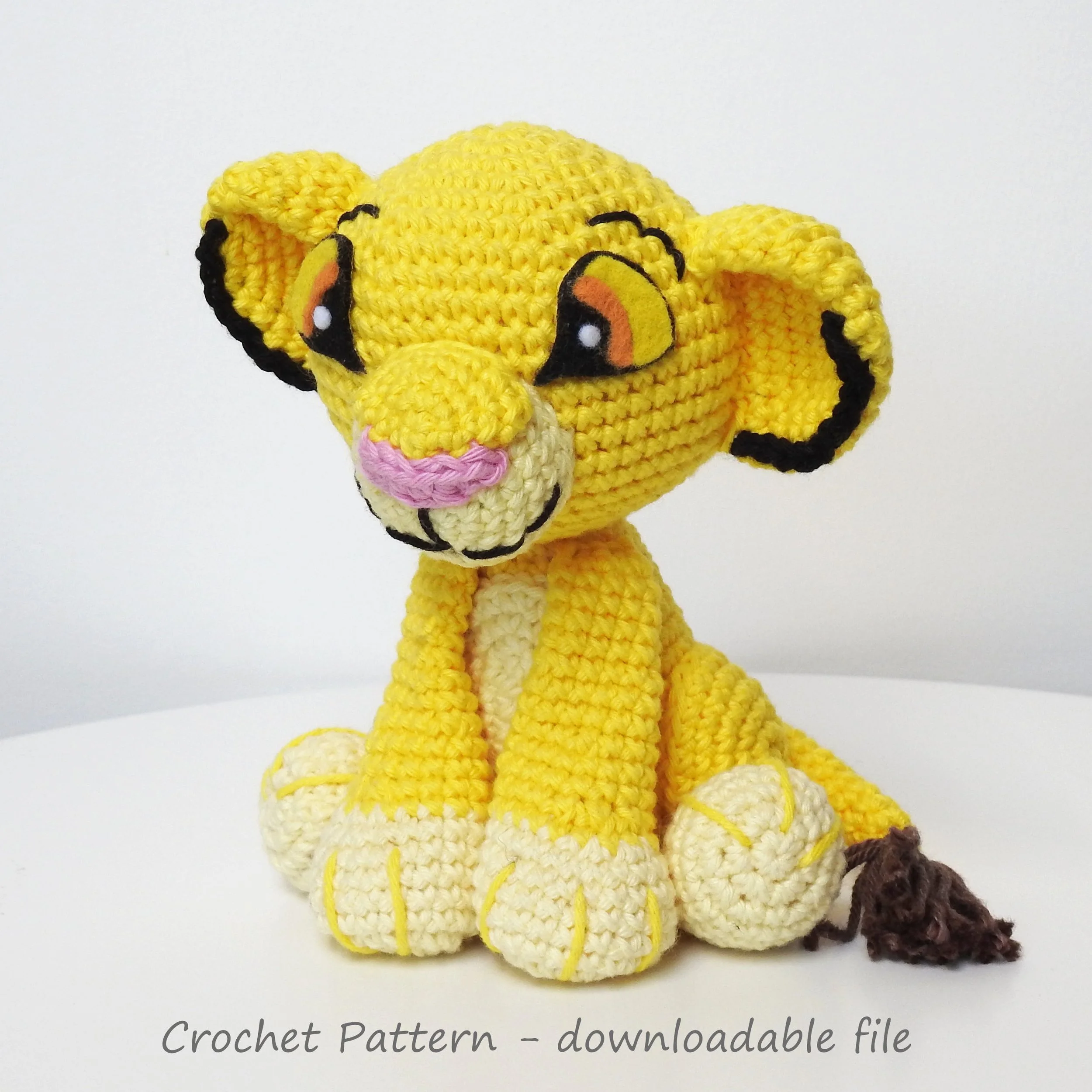 Lion Cub Crochet Pattern