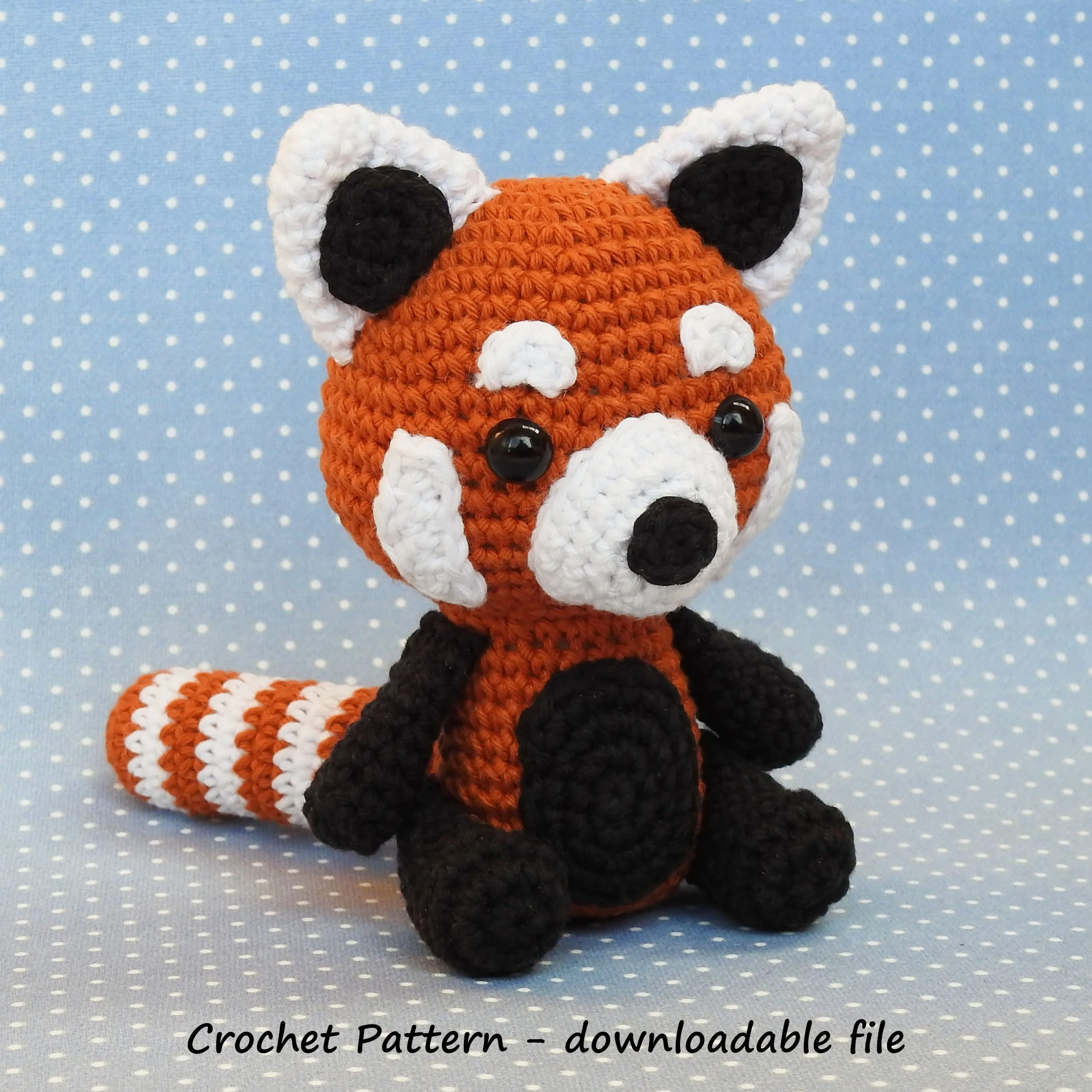 Red Panda Amigurumi Crochet Pattern