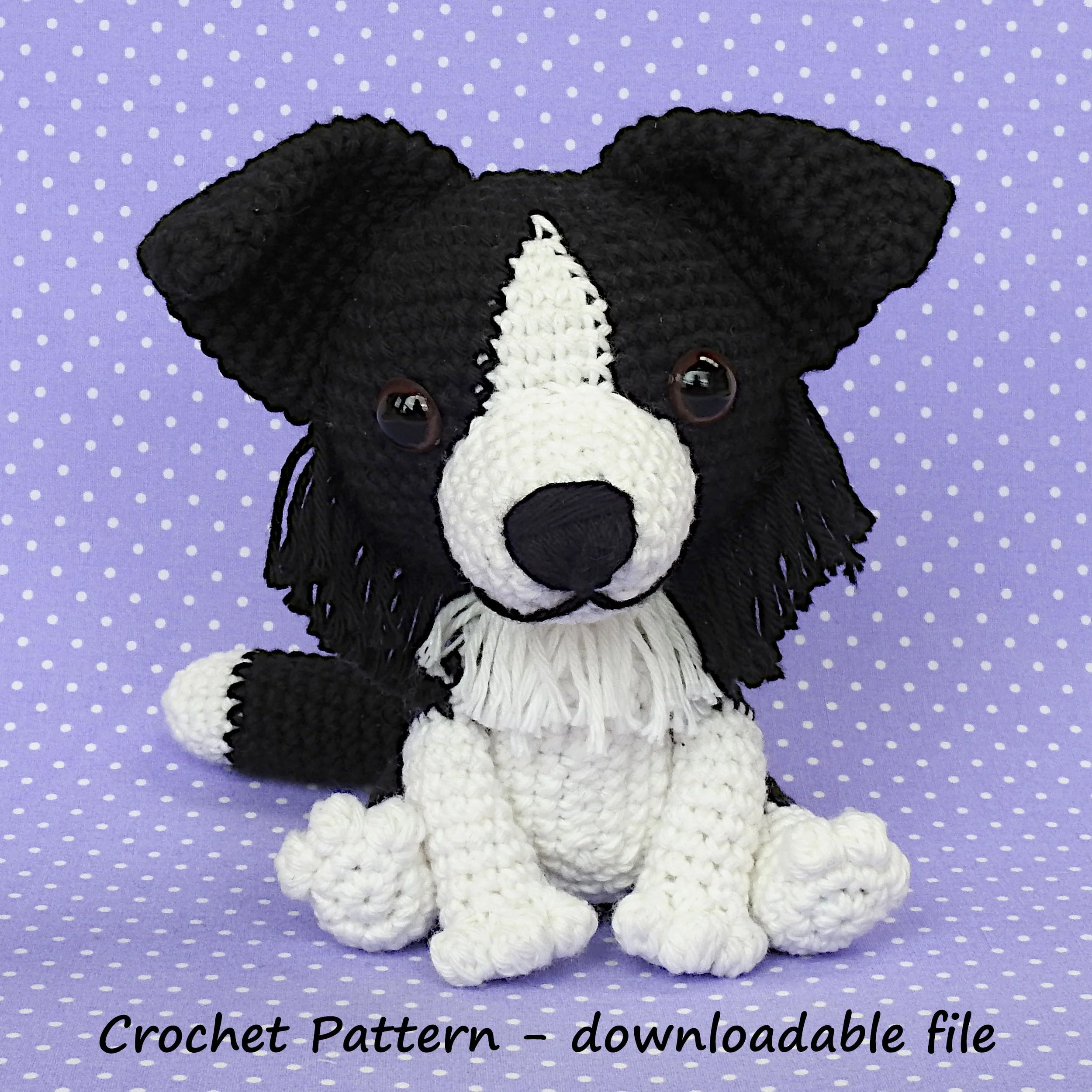 Border Collie Crochet Pattern