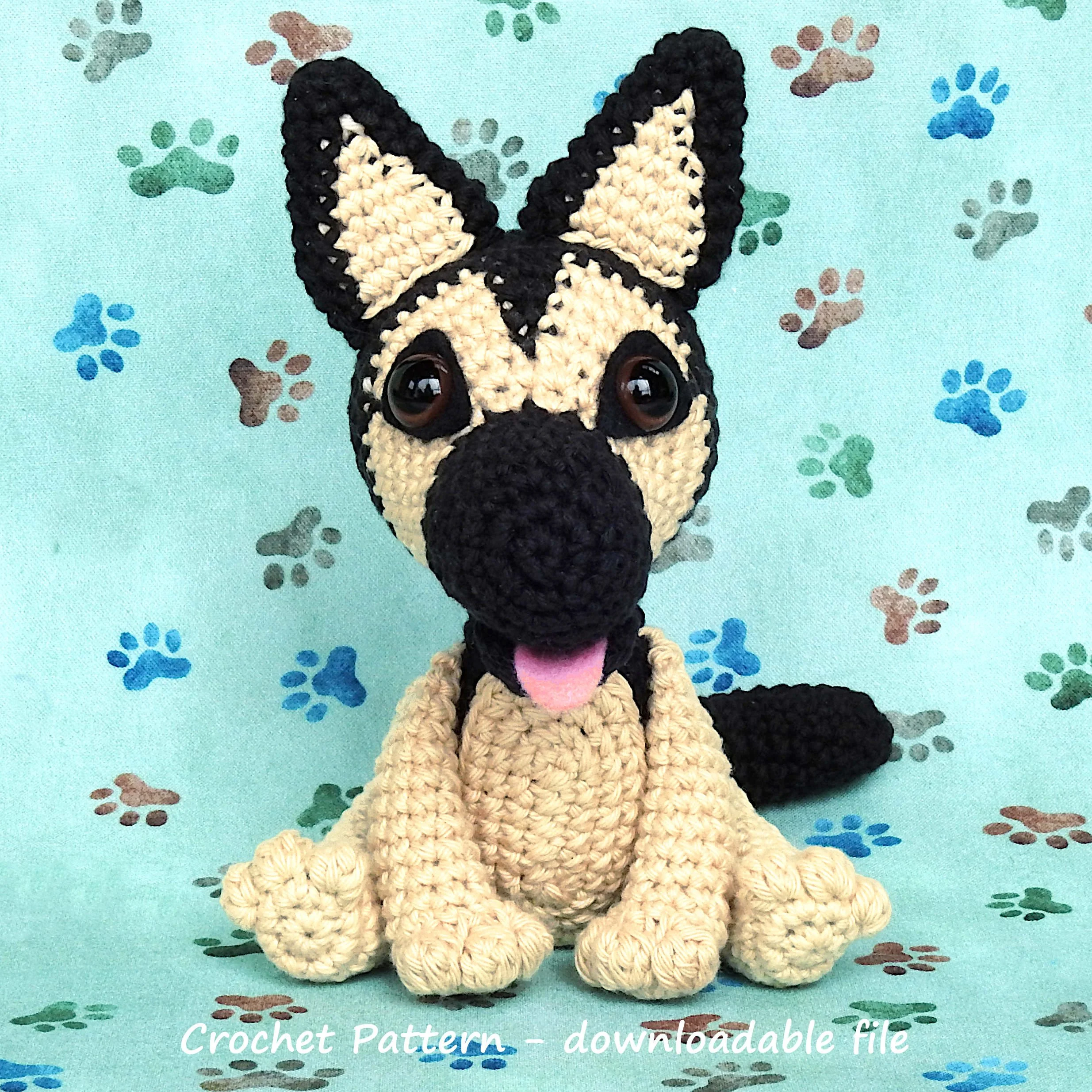 German Shepherd Crochet Pattern