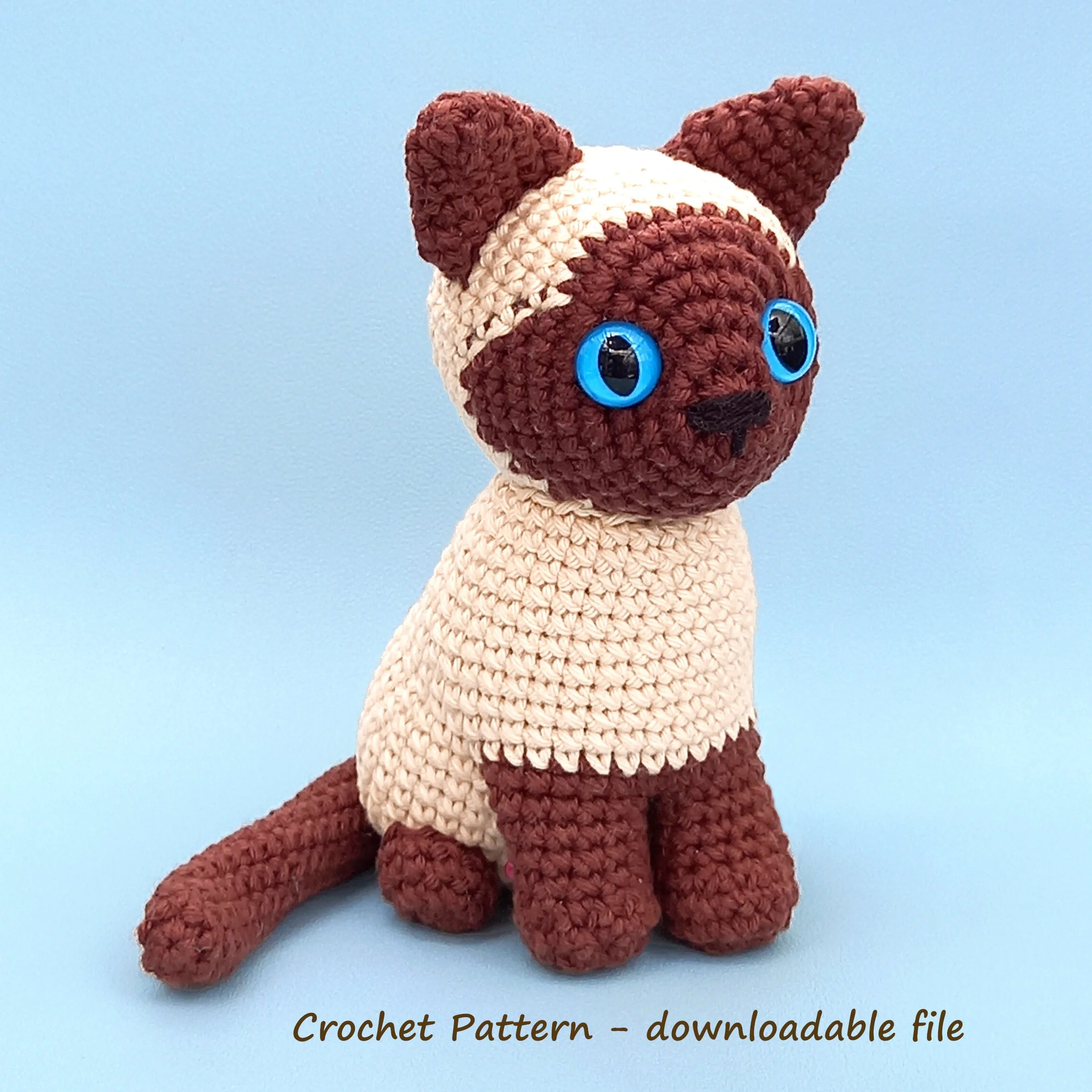Siamese Cat Crochet Pattern