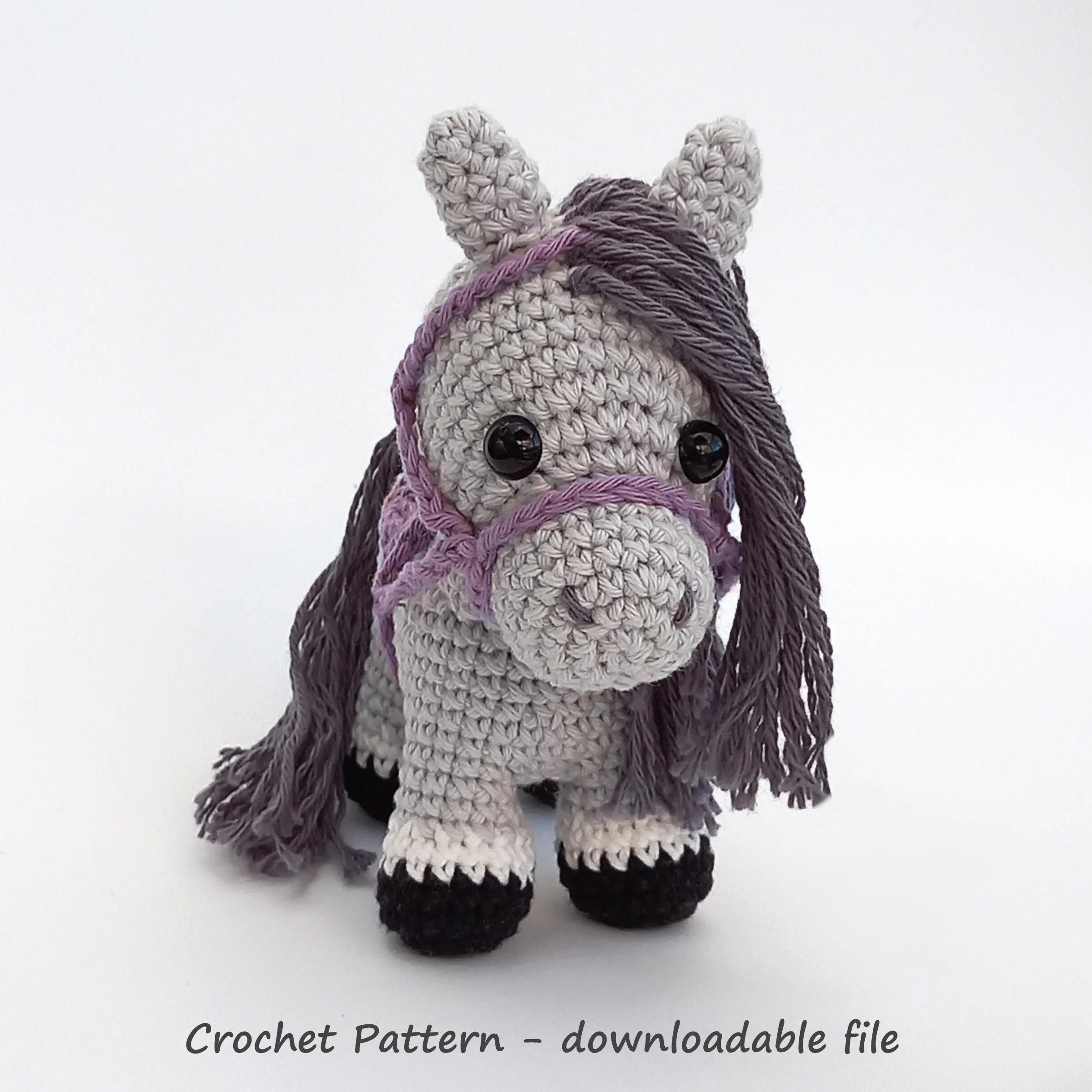 Pony Crochet Pattern With Saddle and Bridle