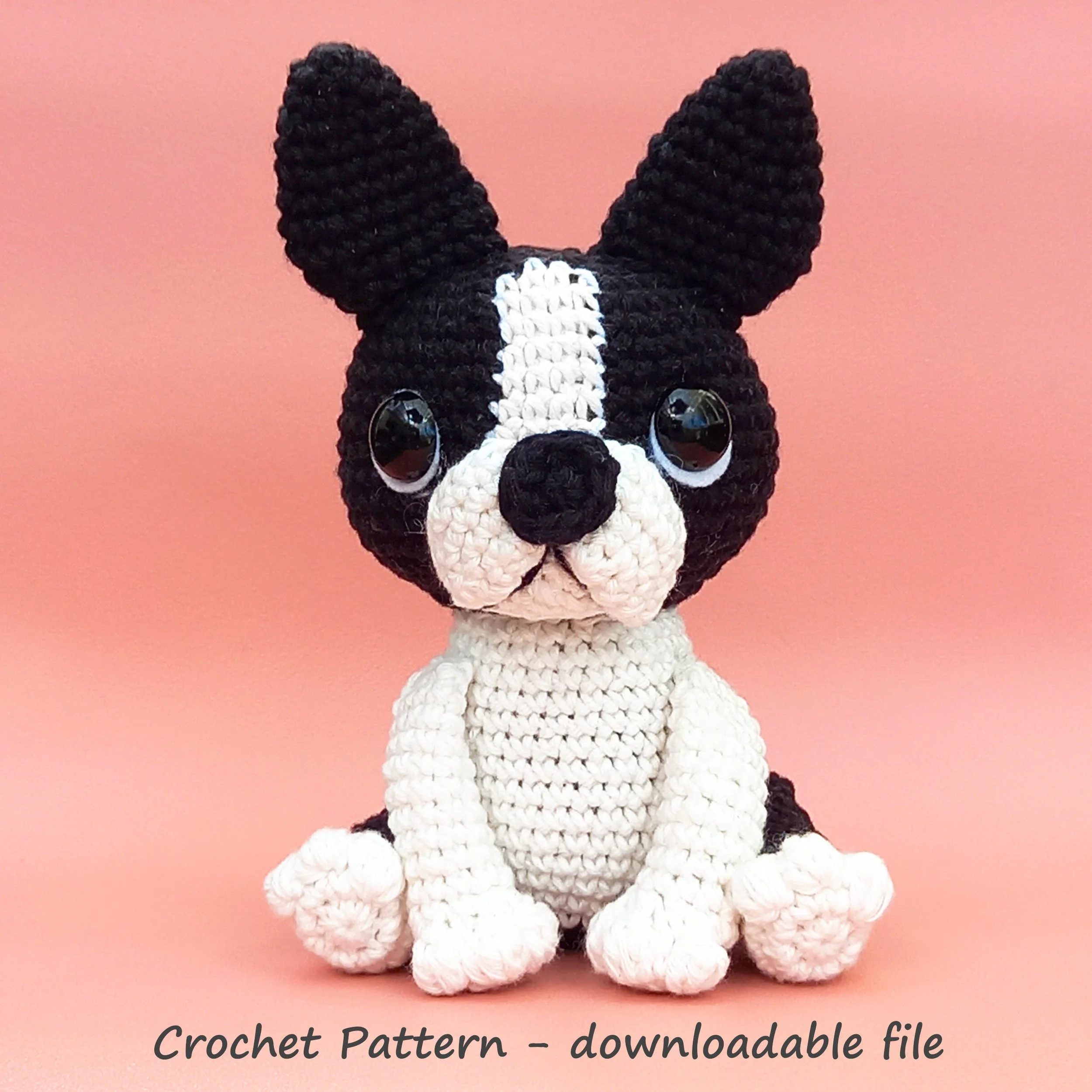 Boston Terrier Crochet Pattern