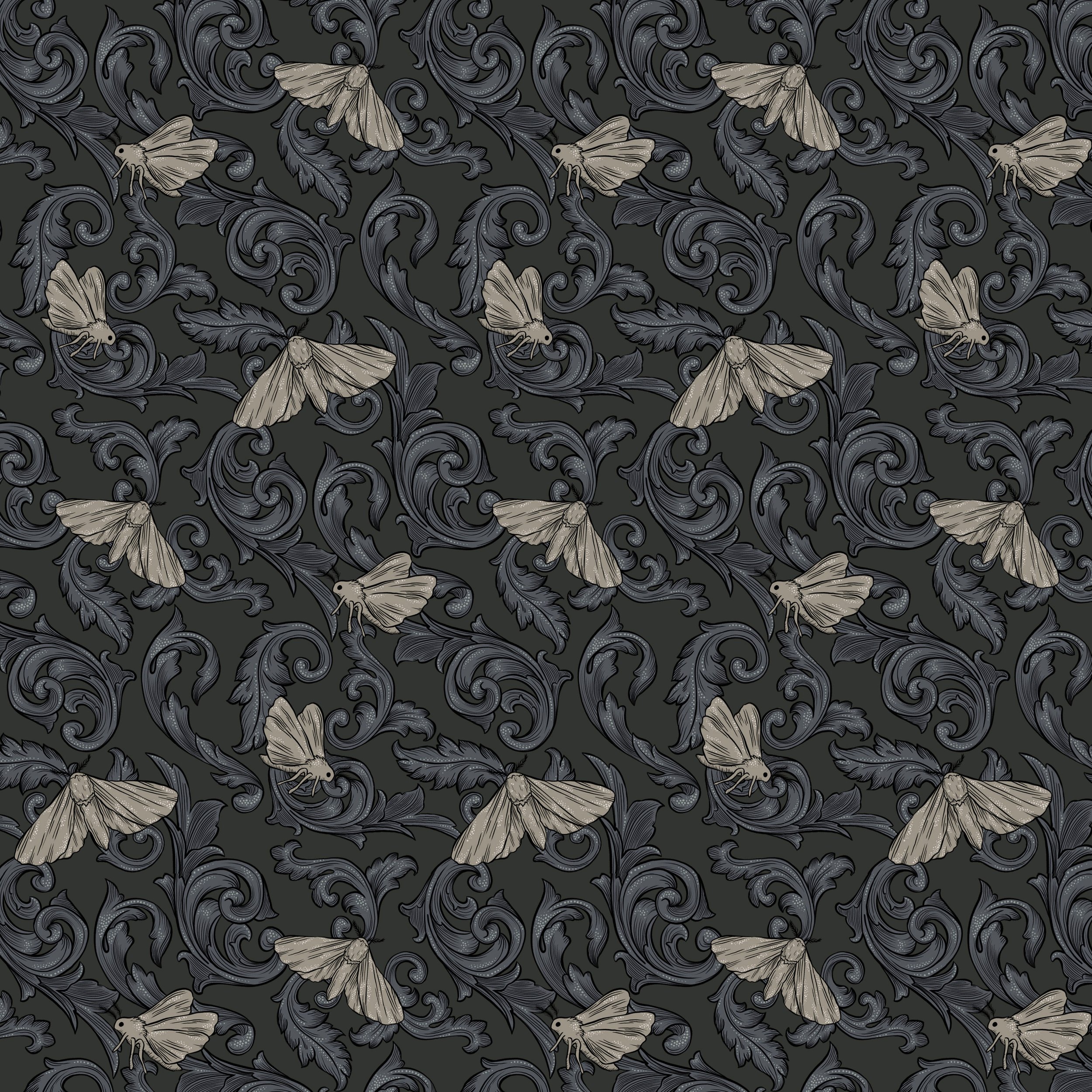 A floral collection designed for wallpaper and home decor