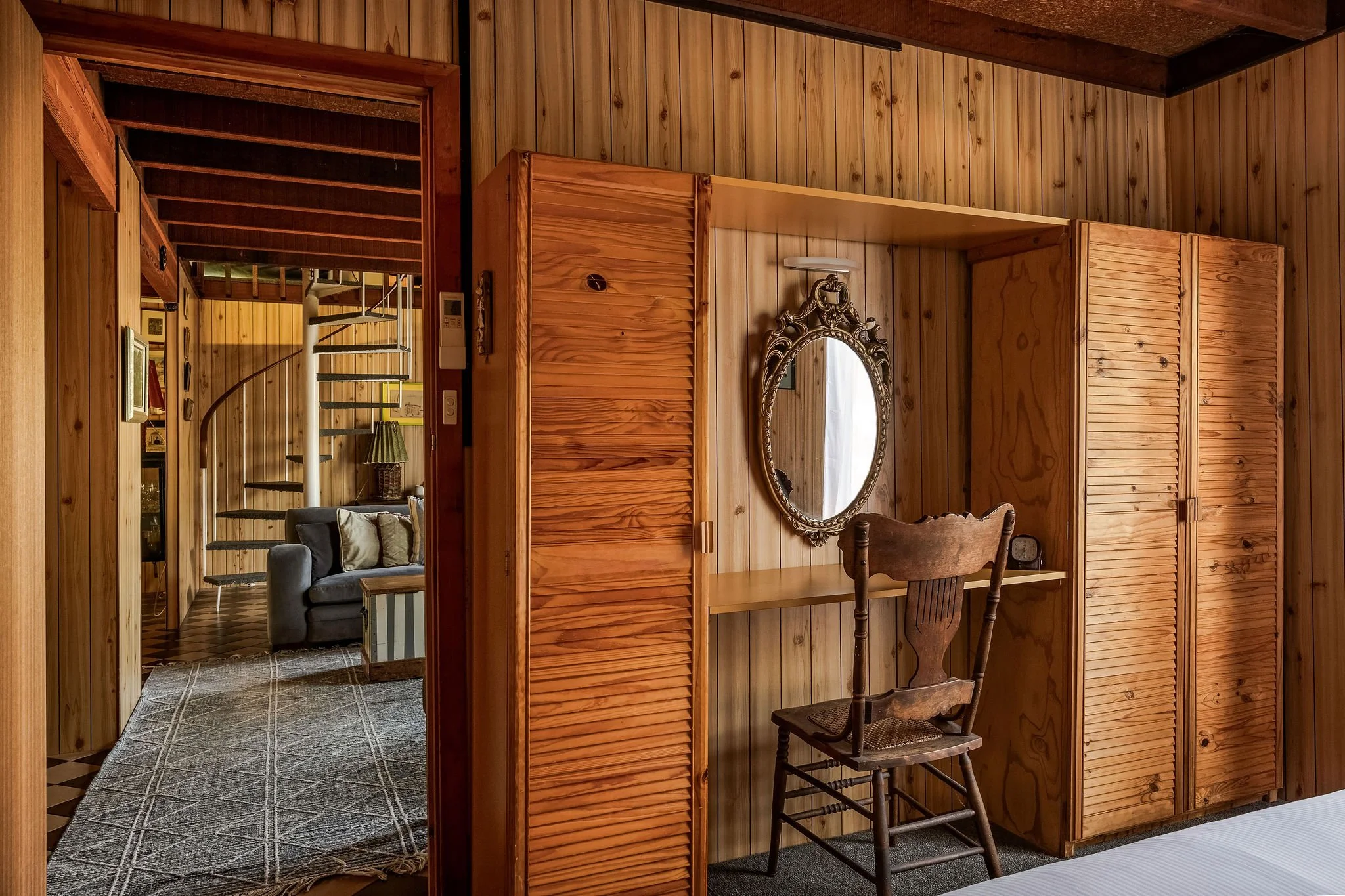 Bedroom One: Queen bed