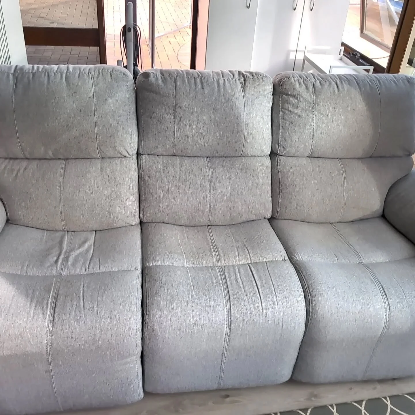 Bringing lounges back to life! A very happy customer at this Collaroy job.