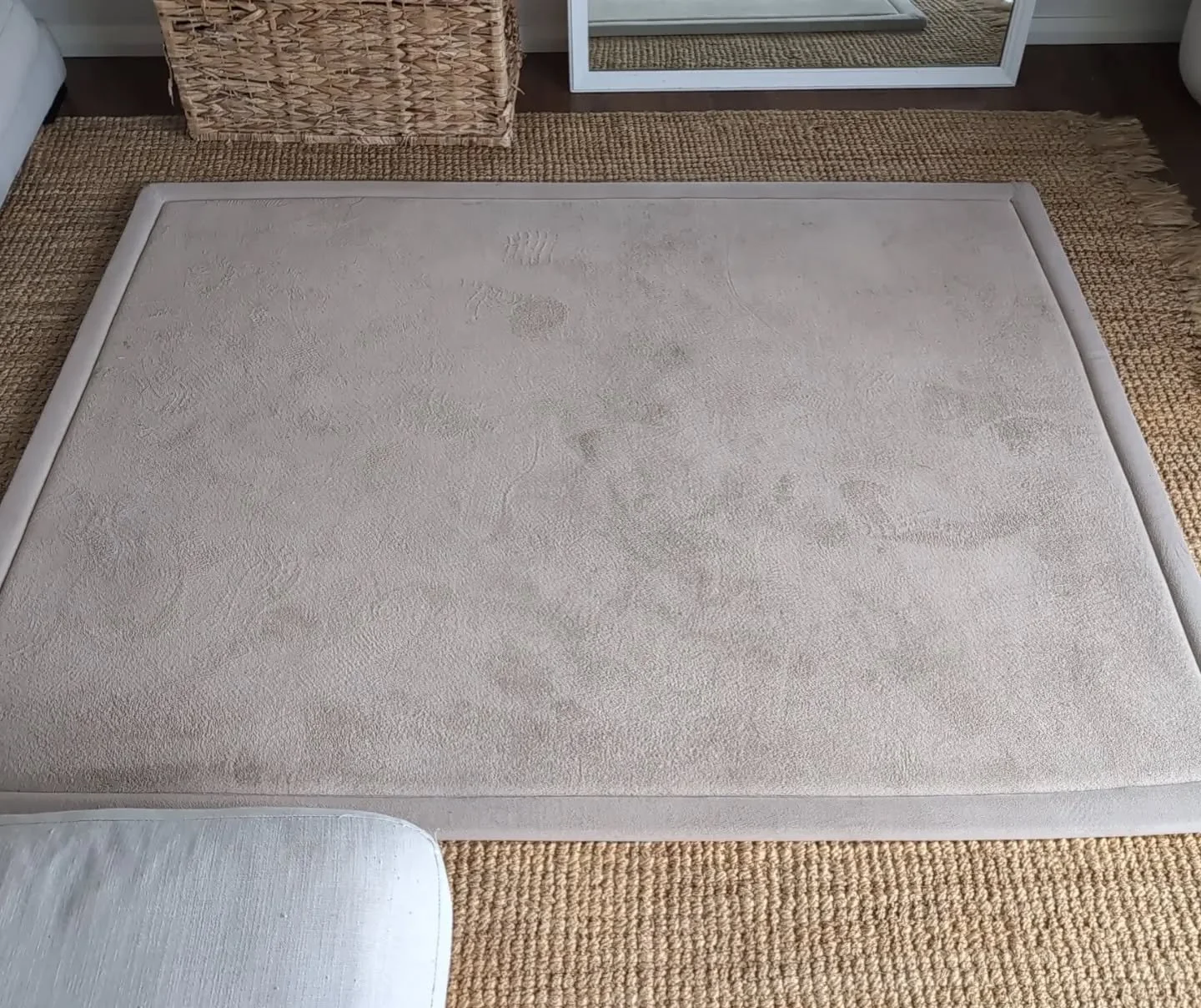 This Mellow Mat has seen some things. But today, it gets a fresh start!