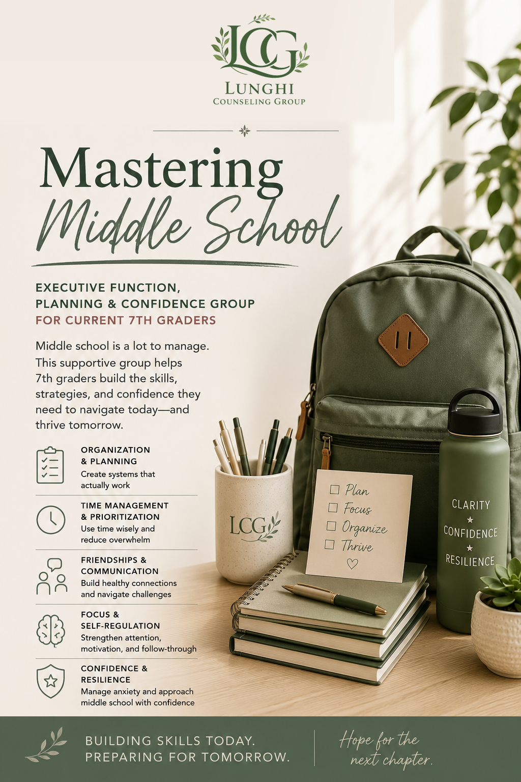 Mastering Middle School Program for Current 7th Graders