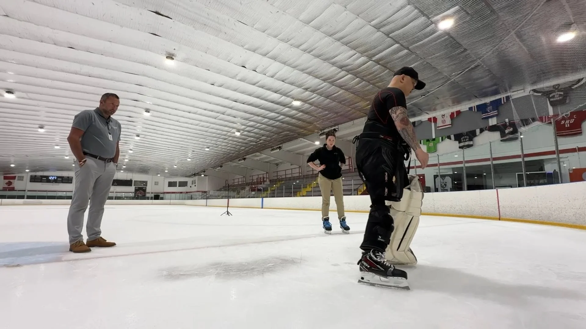 ICE BENEATH ME. THE FUTURE AHEAD OF ME.