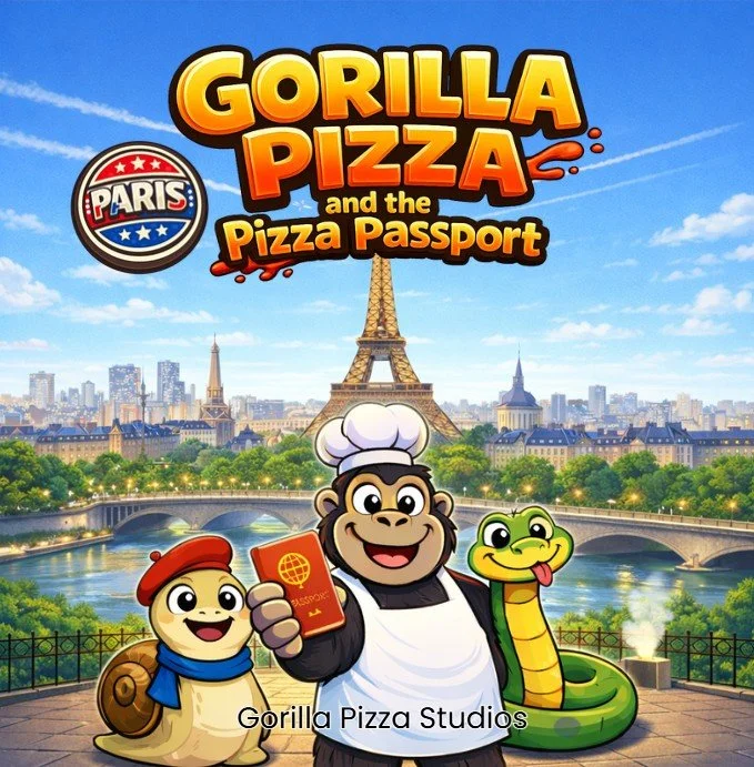 Gorilla Pizza and the Pizza Passport: Paris