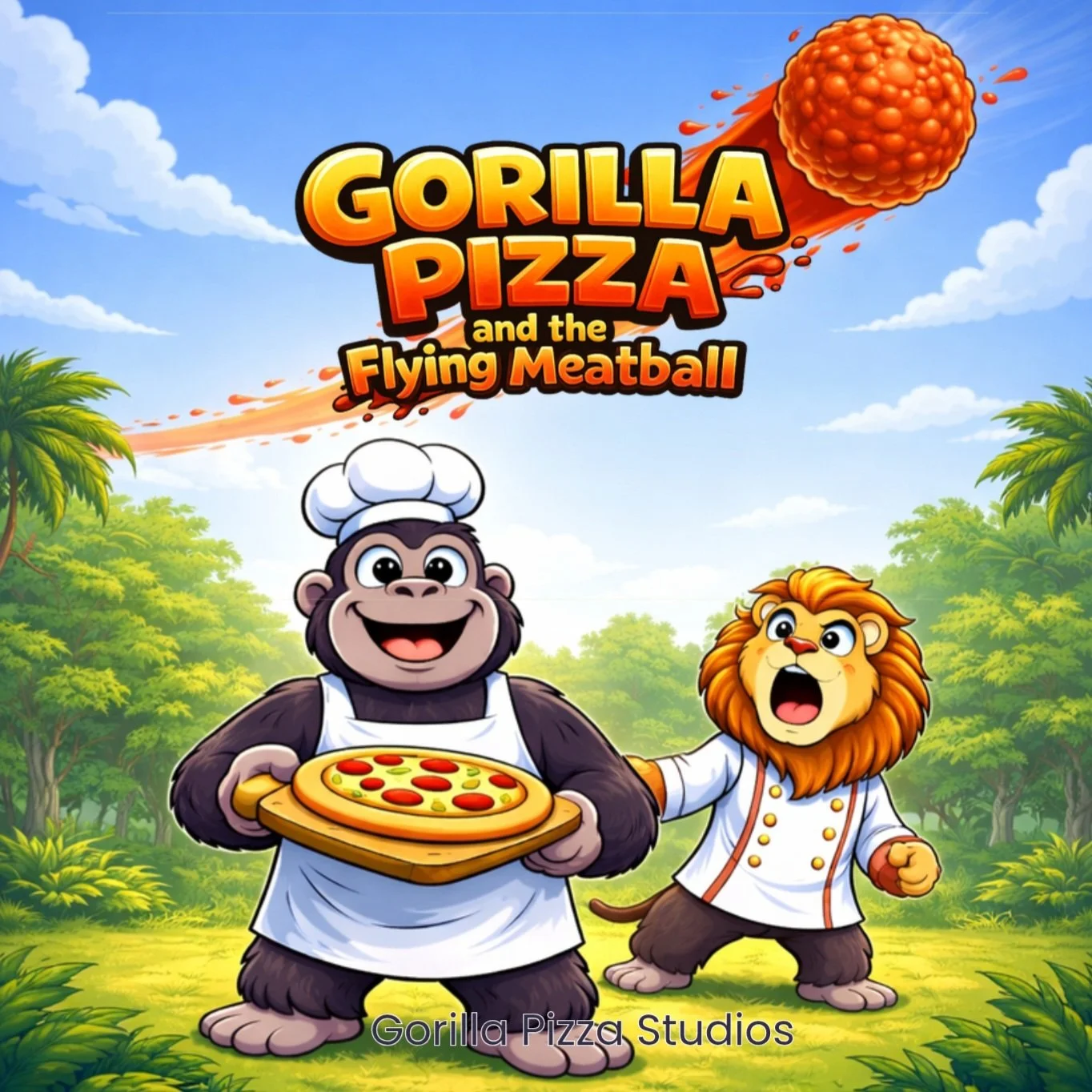 Gorilla Pizza and the Flying Meatball