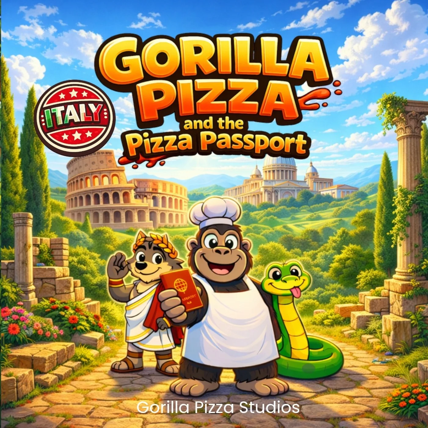 Gorilla Pizza and the Pizza Passport: Rome