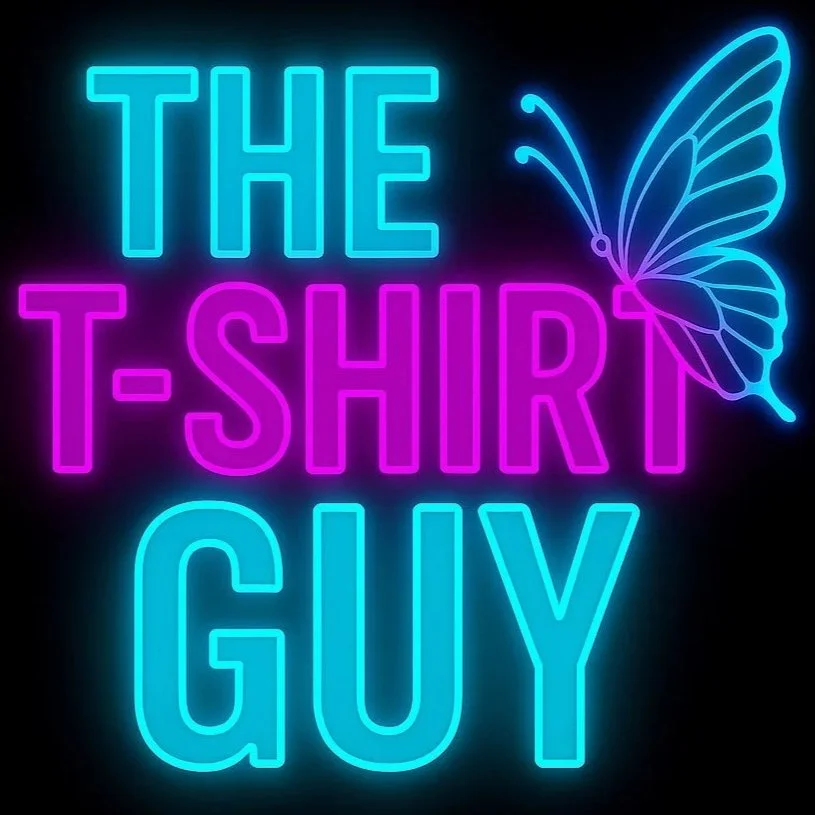 The T-Shirt Guy Co. neon logo