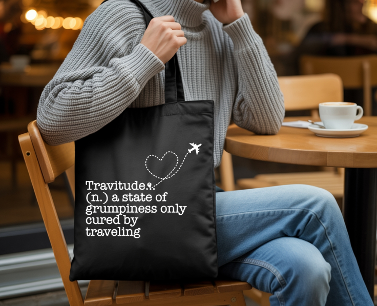 Travitude Definition Tote Bag