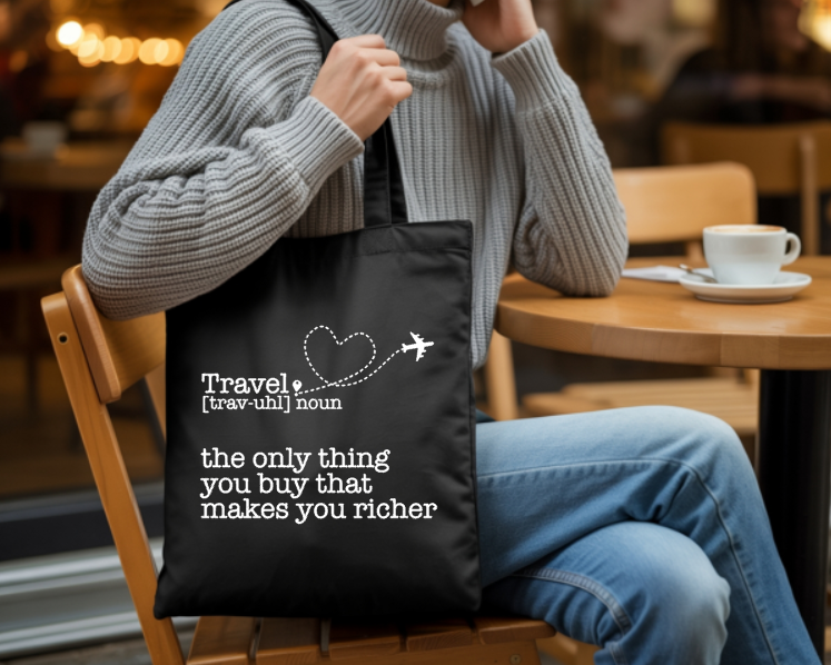 Travel Definition Tote Bag