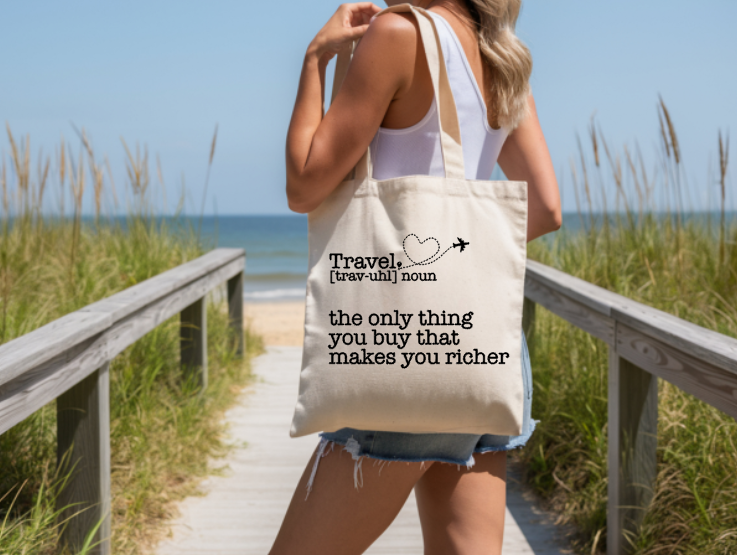 Travel Definition Tote Bag