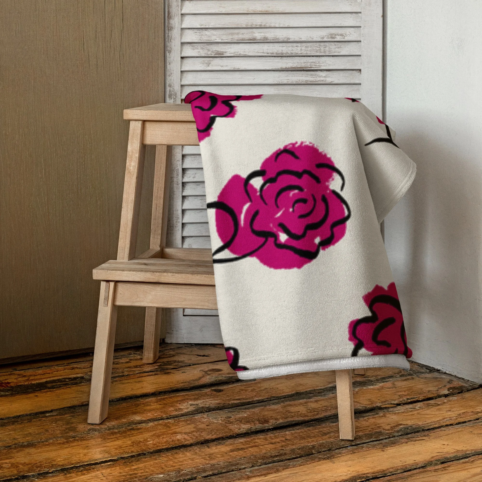 Serviette pour le bain , pour la plage