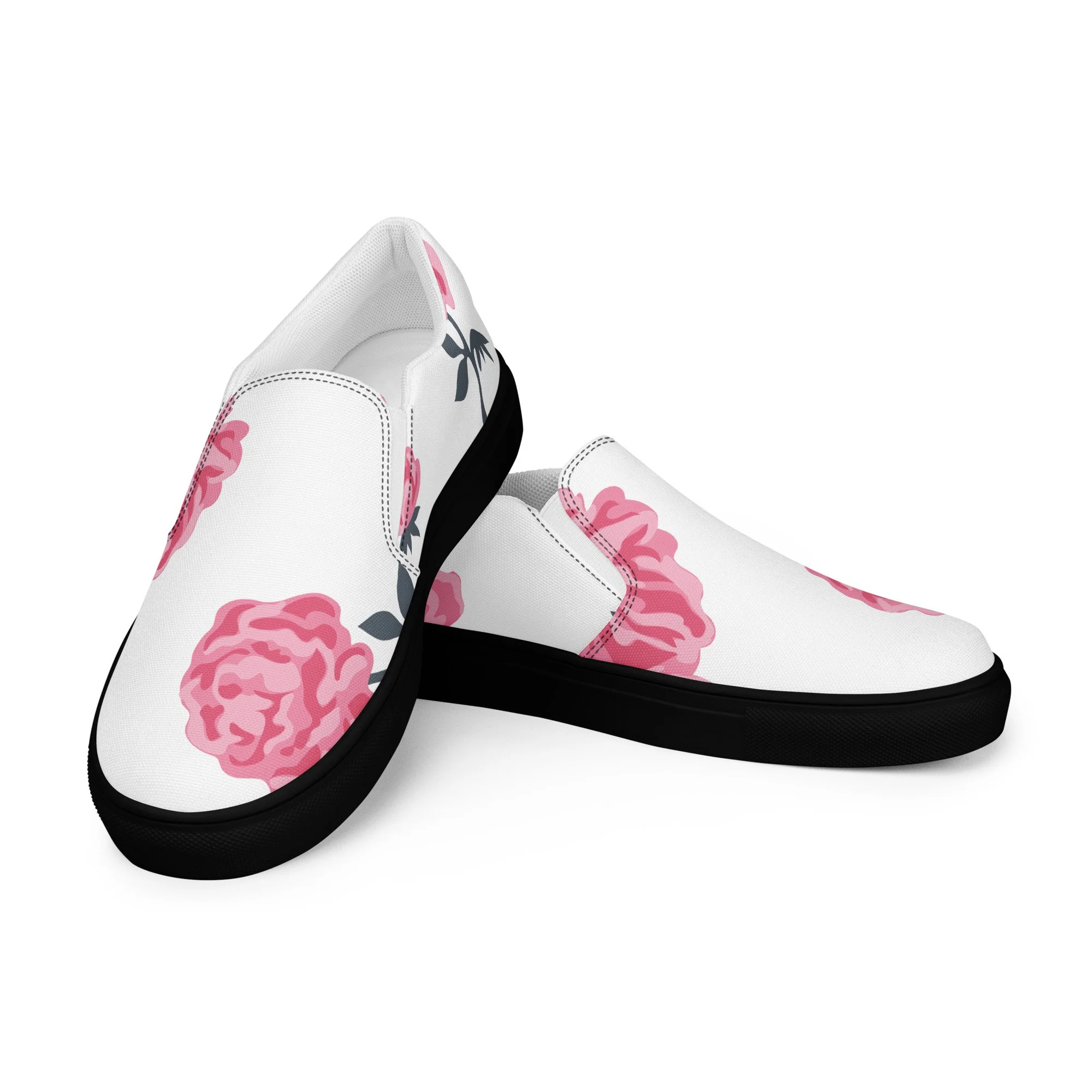 Chaussures en toile à enfiler pour femmes