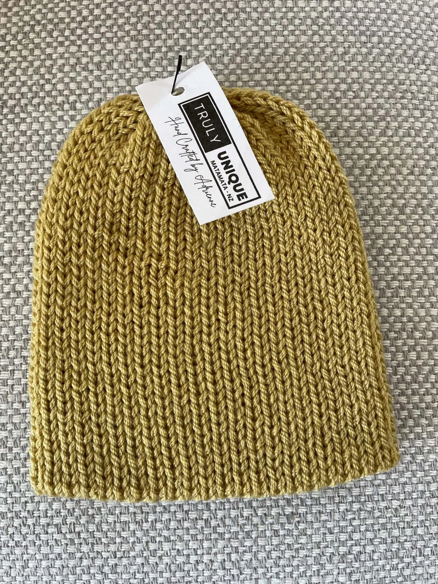 BEANIE - Baby 100% Merino Crepe