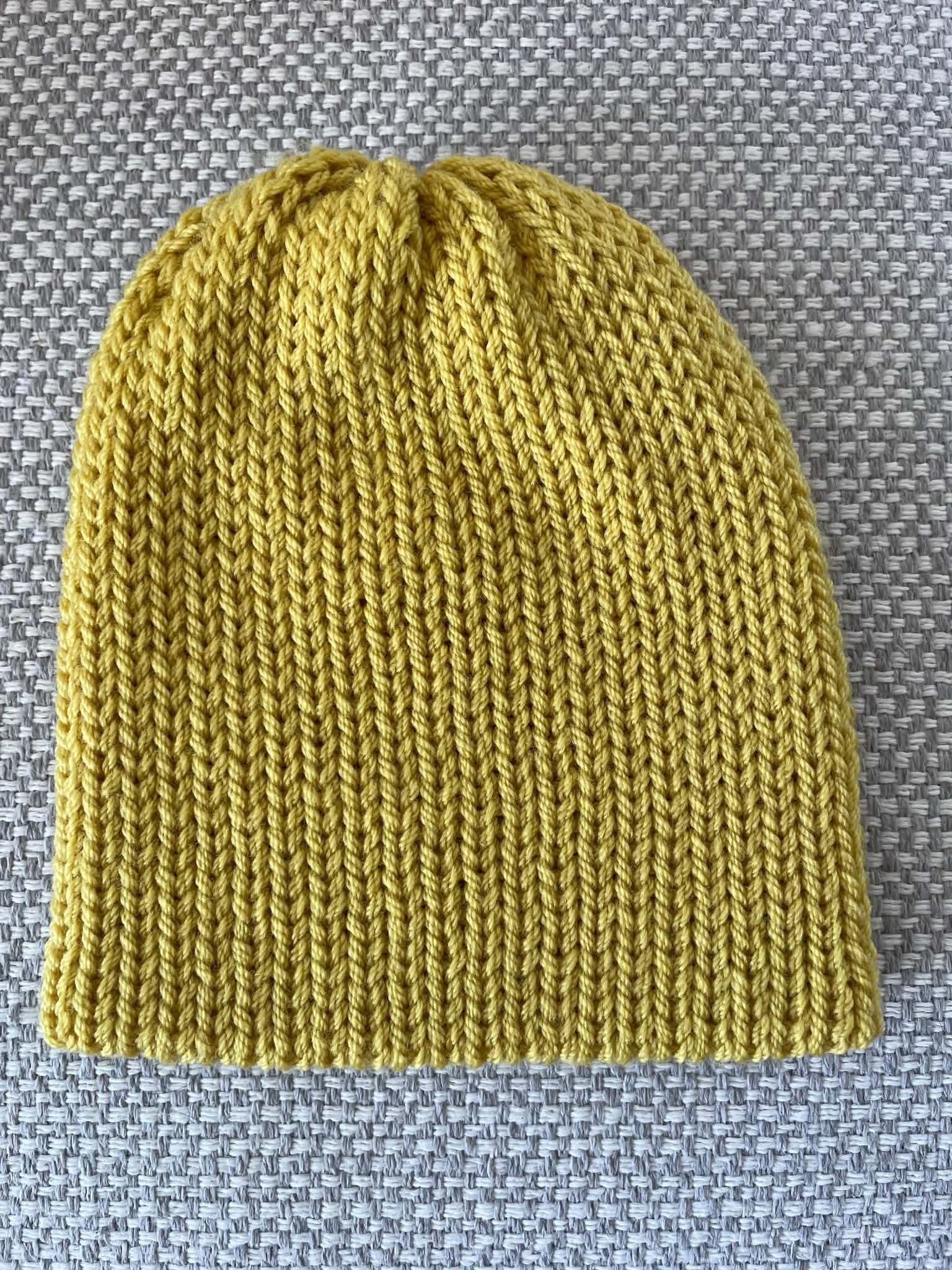 Beanie - Child Crepe Mustard.jpe