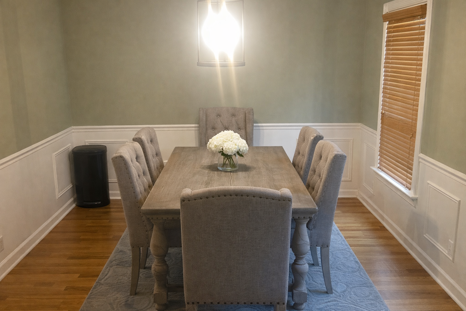 Clean, functional dining space designed for everyday living.